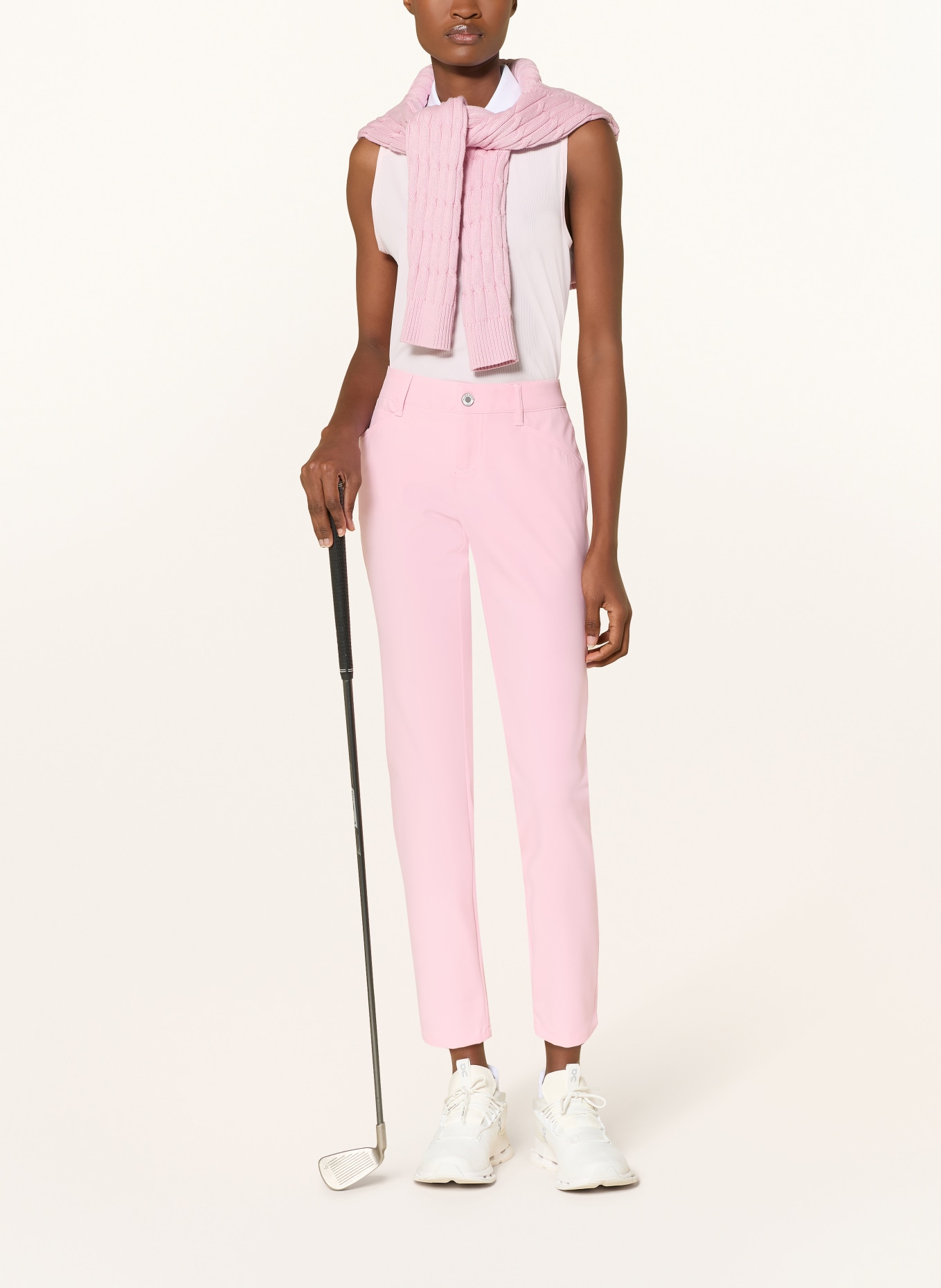 ALBERTO Golfové kalhoty MONA – FX4 DRY COOLER®: RŮŽOVÁ