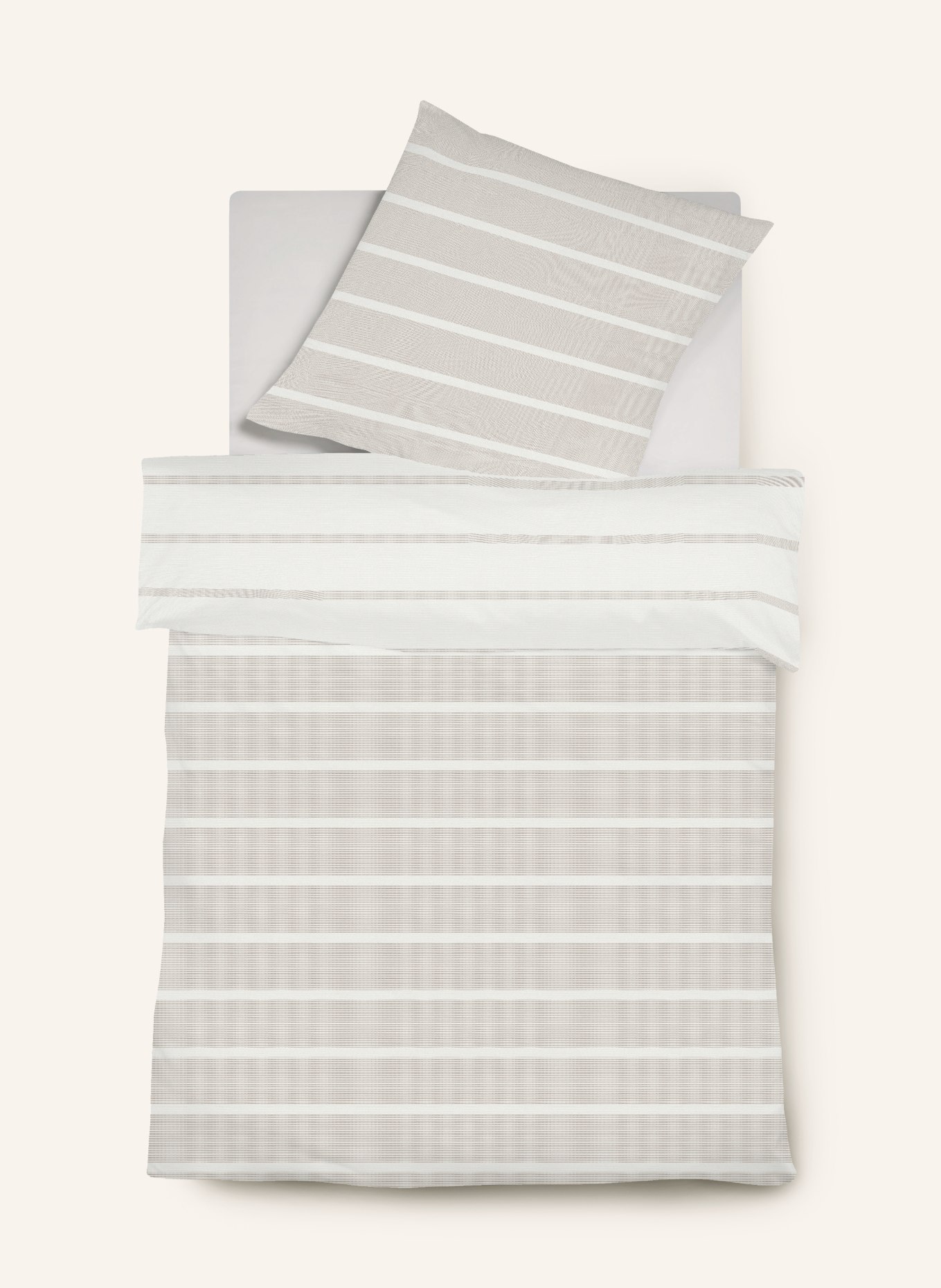 fleuresse Bettwäsche FARO: BEIGE / CREME