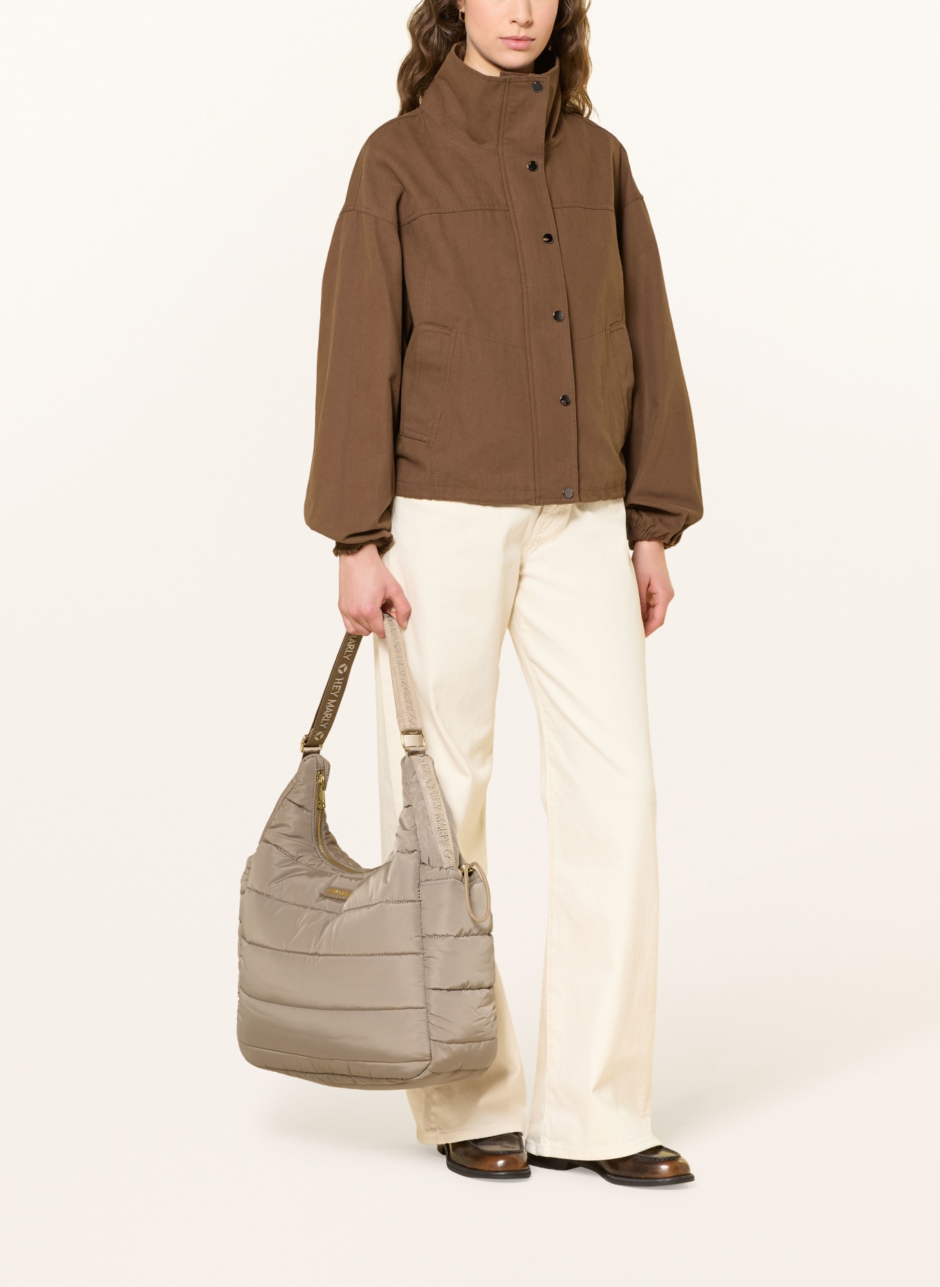 HEY MARLY Hobo-Bag ALLTIME BUDDY: HELLBRAUN