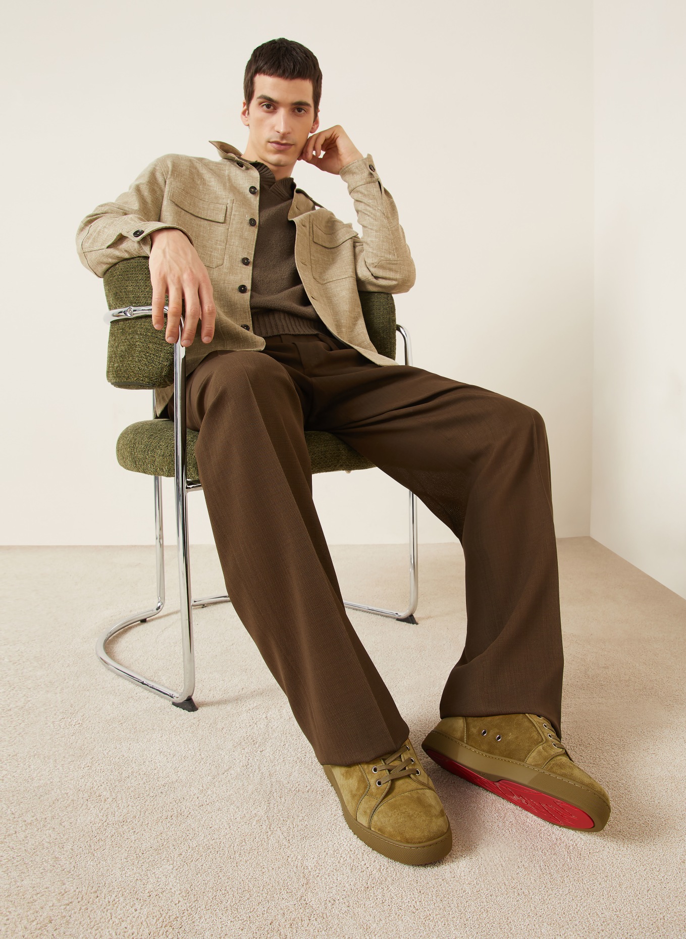 Christian Louboutin Sneakers LOUIS JUNIOR: KHAKI