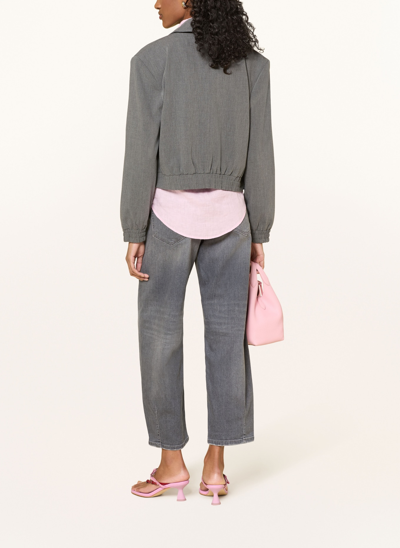 CAMBIO Barrel Jeans ELIN: 5315 grey cozy used