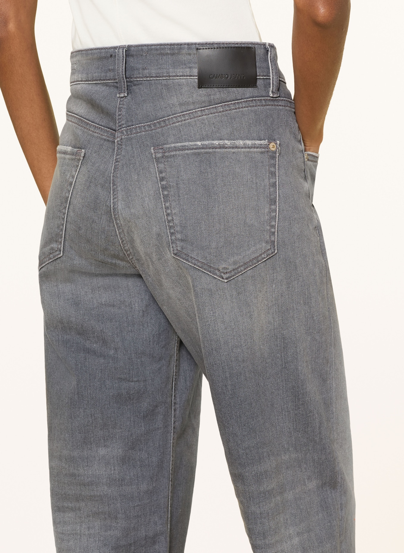 CAMBIO Barrel Jeans ELIN: 5315 grey cozy used