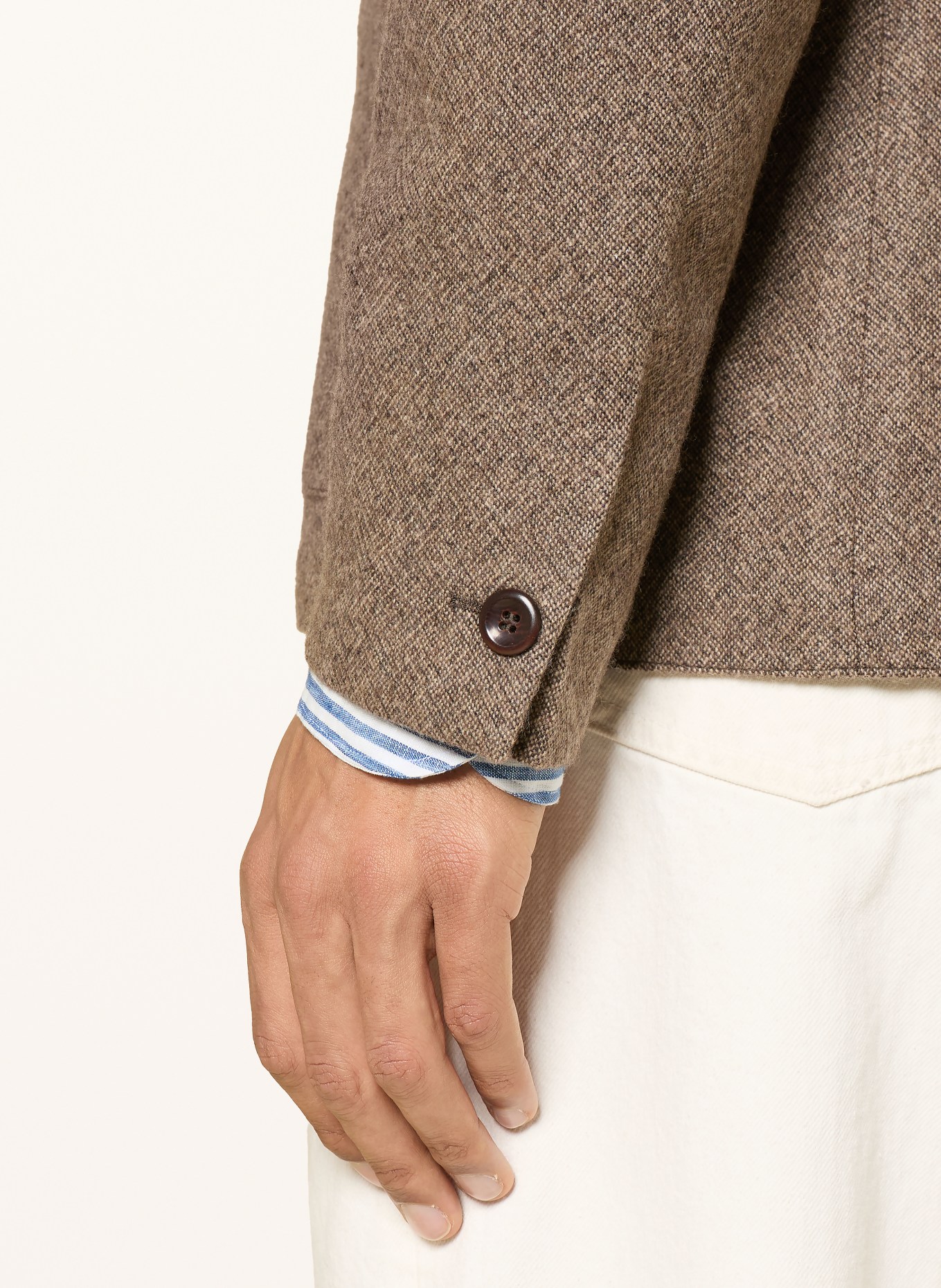 Grasegger Veste NATZ coupe extra slim: MARRON / CHAMEAU