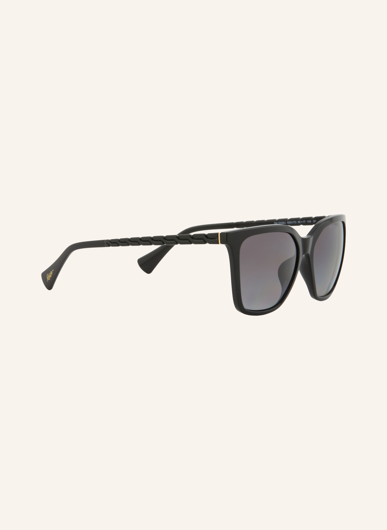 RALPH Sonnenbrille RA5328U: SCHWARZ/ DUNKELGRAU POLARISIERT