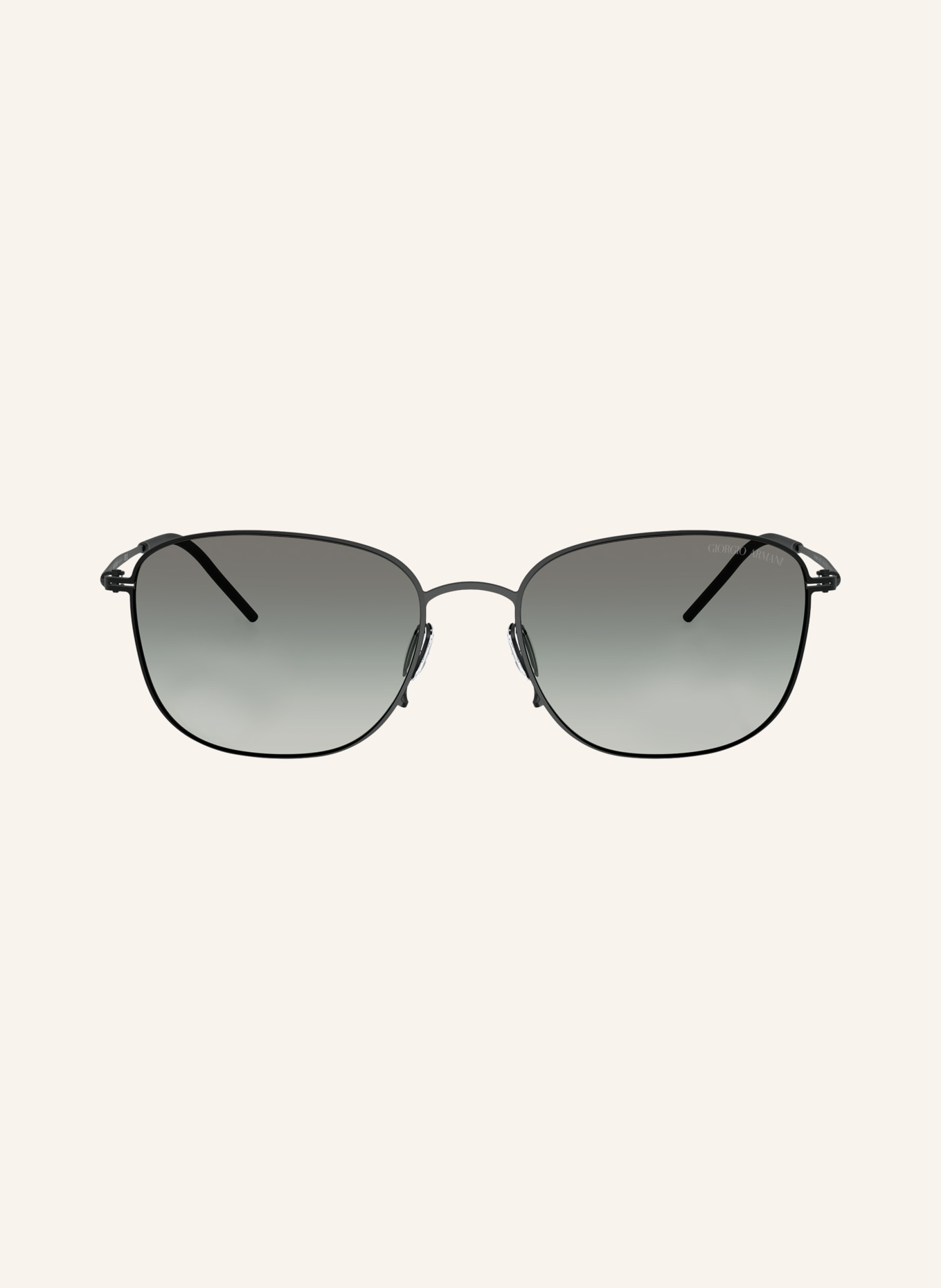 GIORGIO ARMANI Okulary przeciwsłoneczne AR6168: CZARNY/SZARY GRADIENT