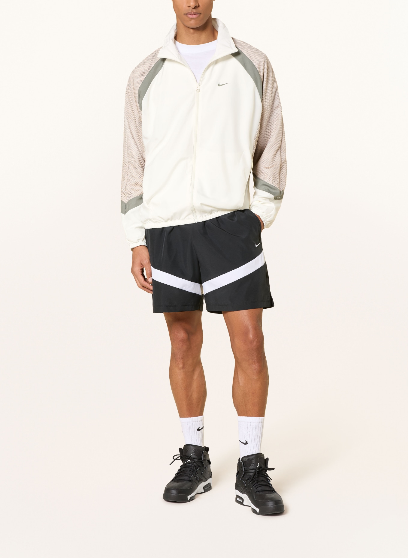 Nike Kurtka treningowa ICON: BIAŁY / JASNOCZARY / CZIEMNOSZARY