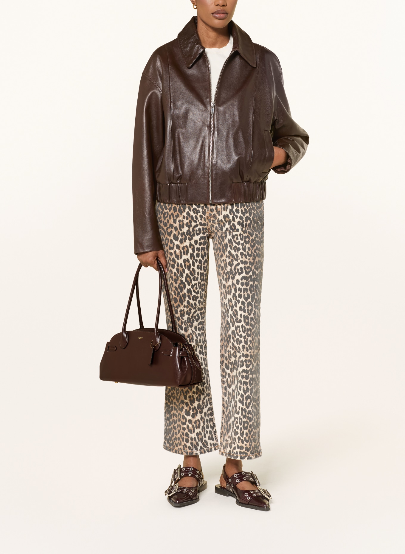 COACH Handtasche EMPIRE: DUNKELBRAUN