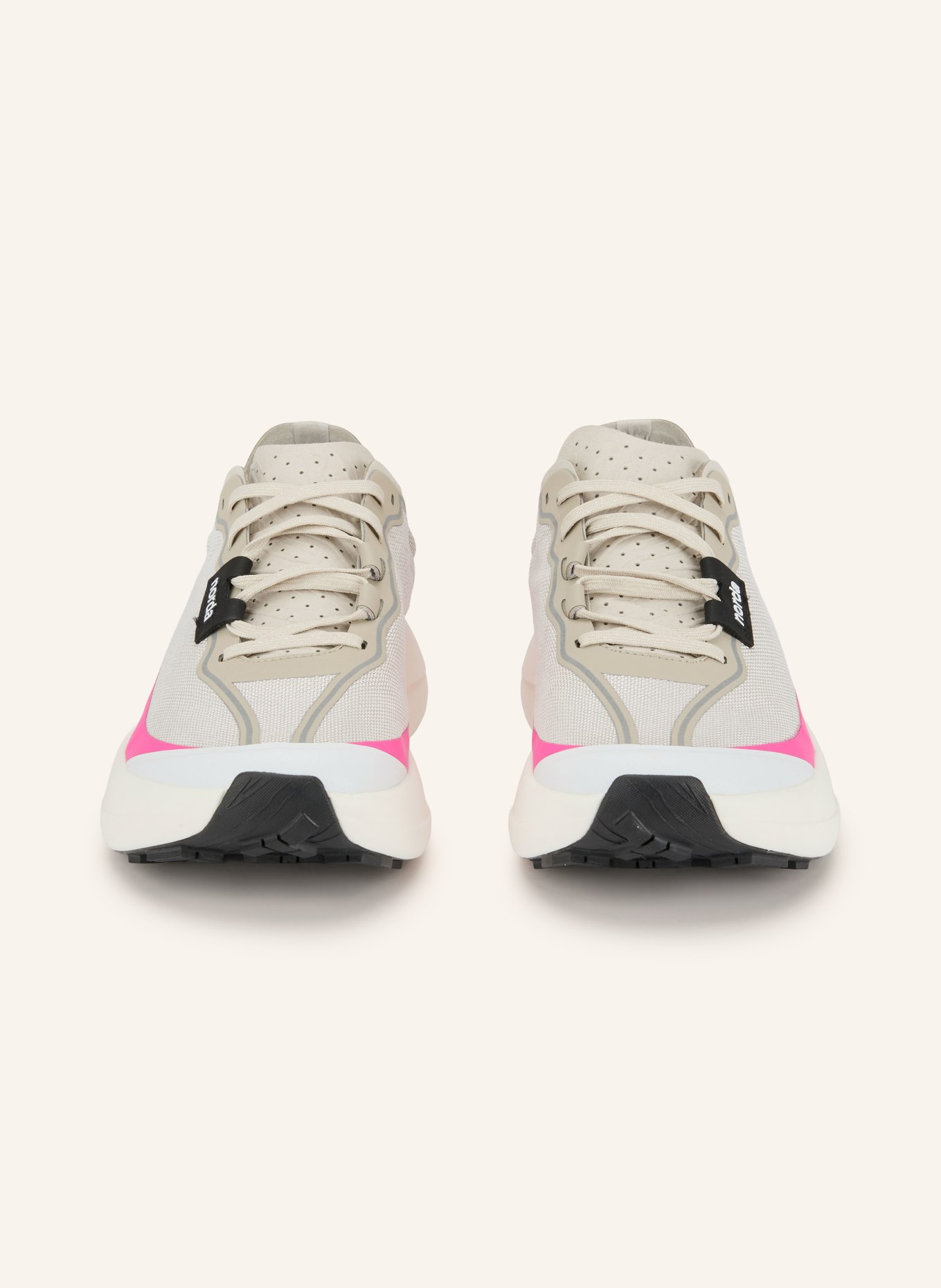 norda Trailrunningschoenen 005: BEIGE / NEONROZE