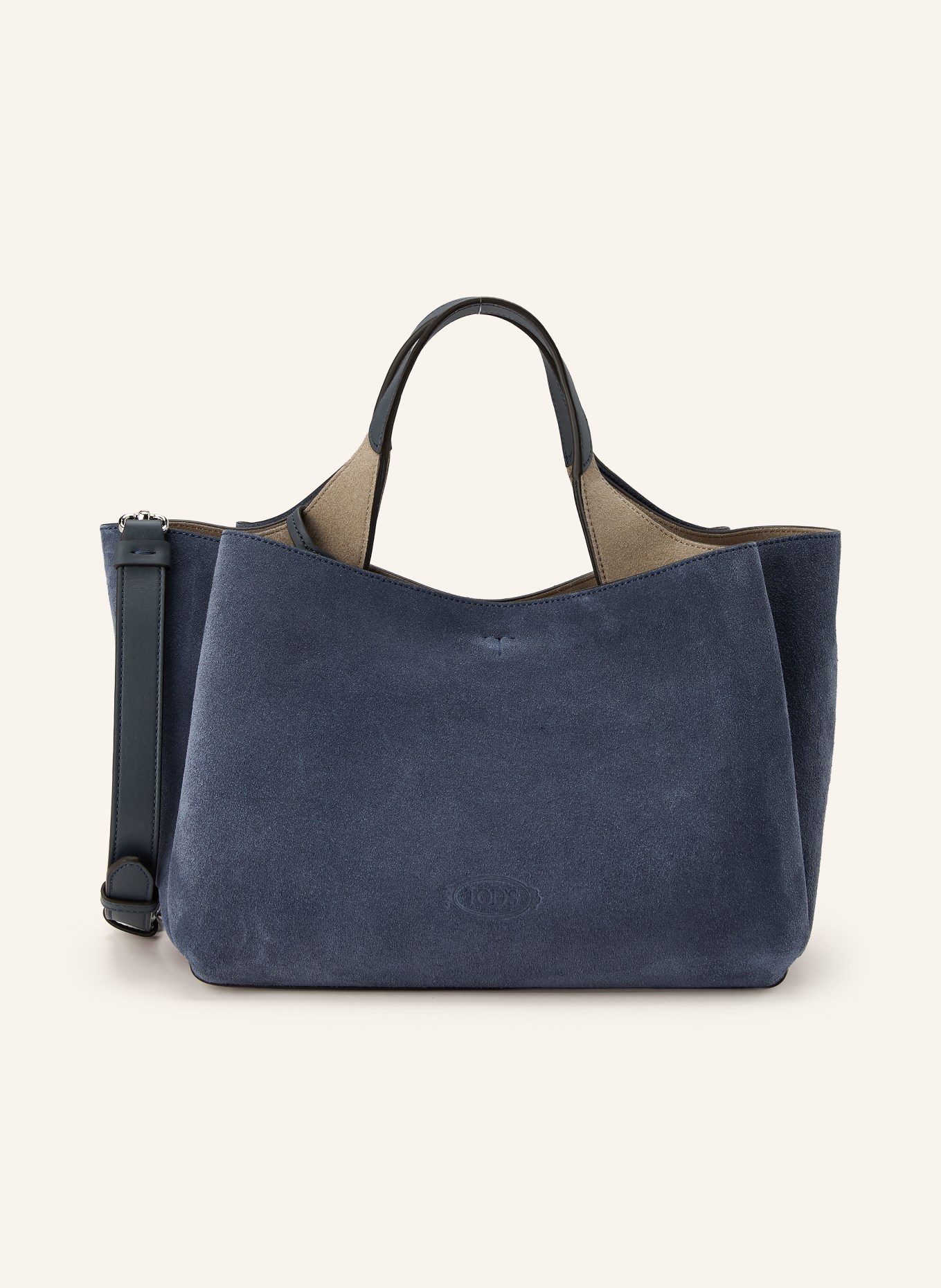 TOD'S Torebka APA: NIEBIESKI / SREBRNY