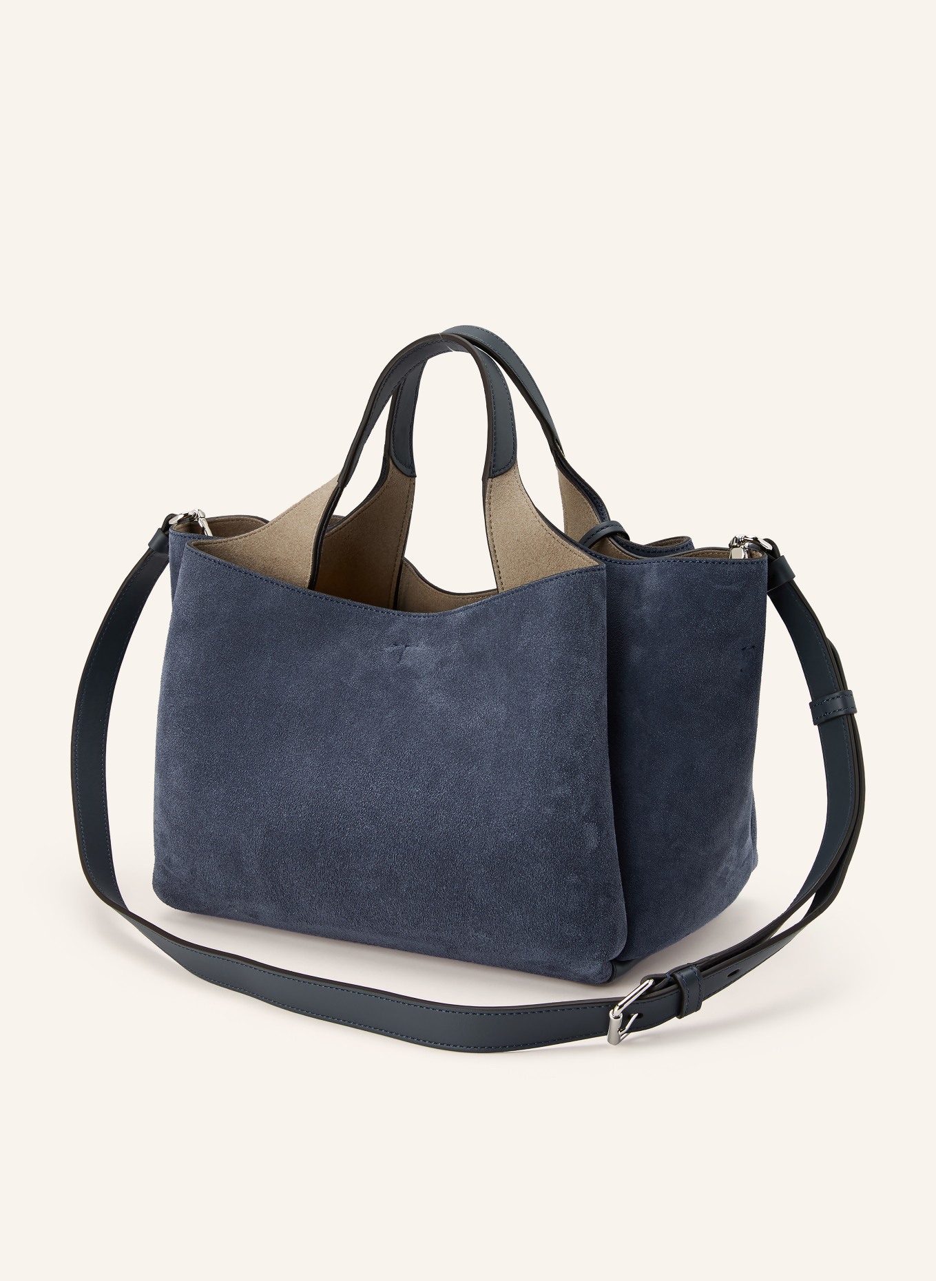 TOD'S Torebka APA: NIEBIESKI / SREBRNY