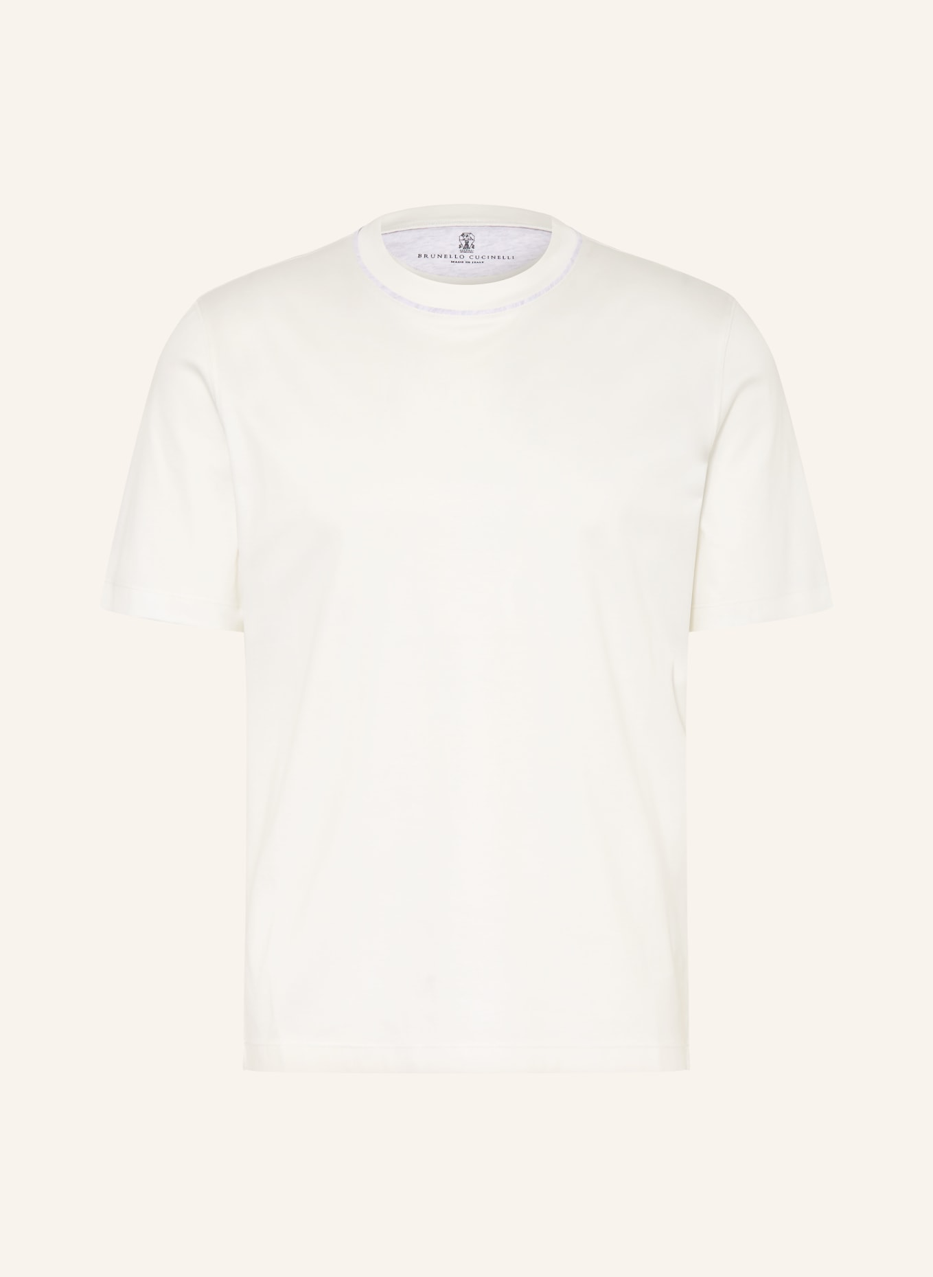 BRUNELLO CUCINELLI Tričko: KRÉMOVÁ