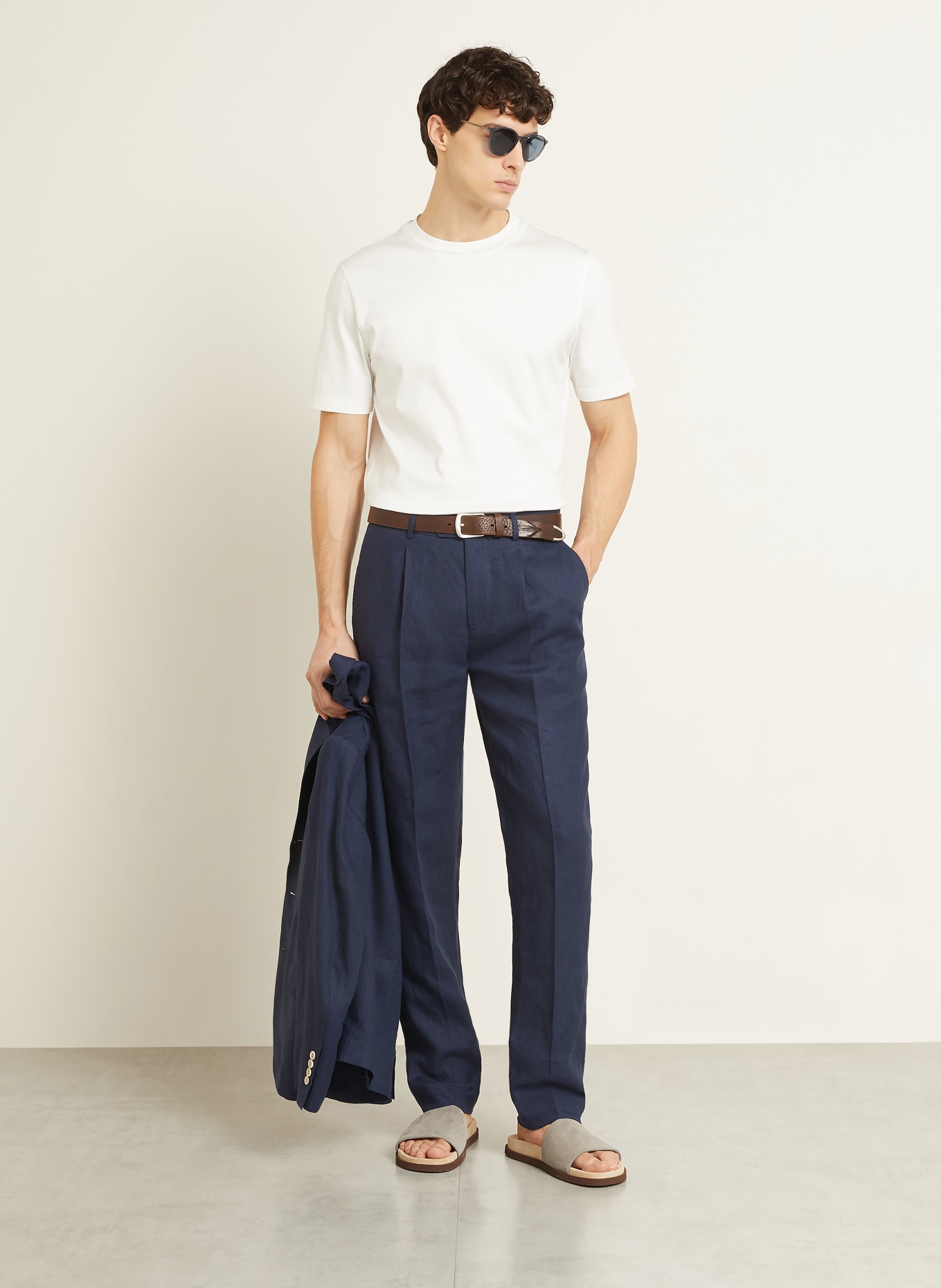 BRUNELLO CUCINELLI Tričko: KRÉMOVÁ