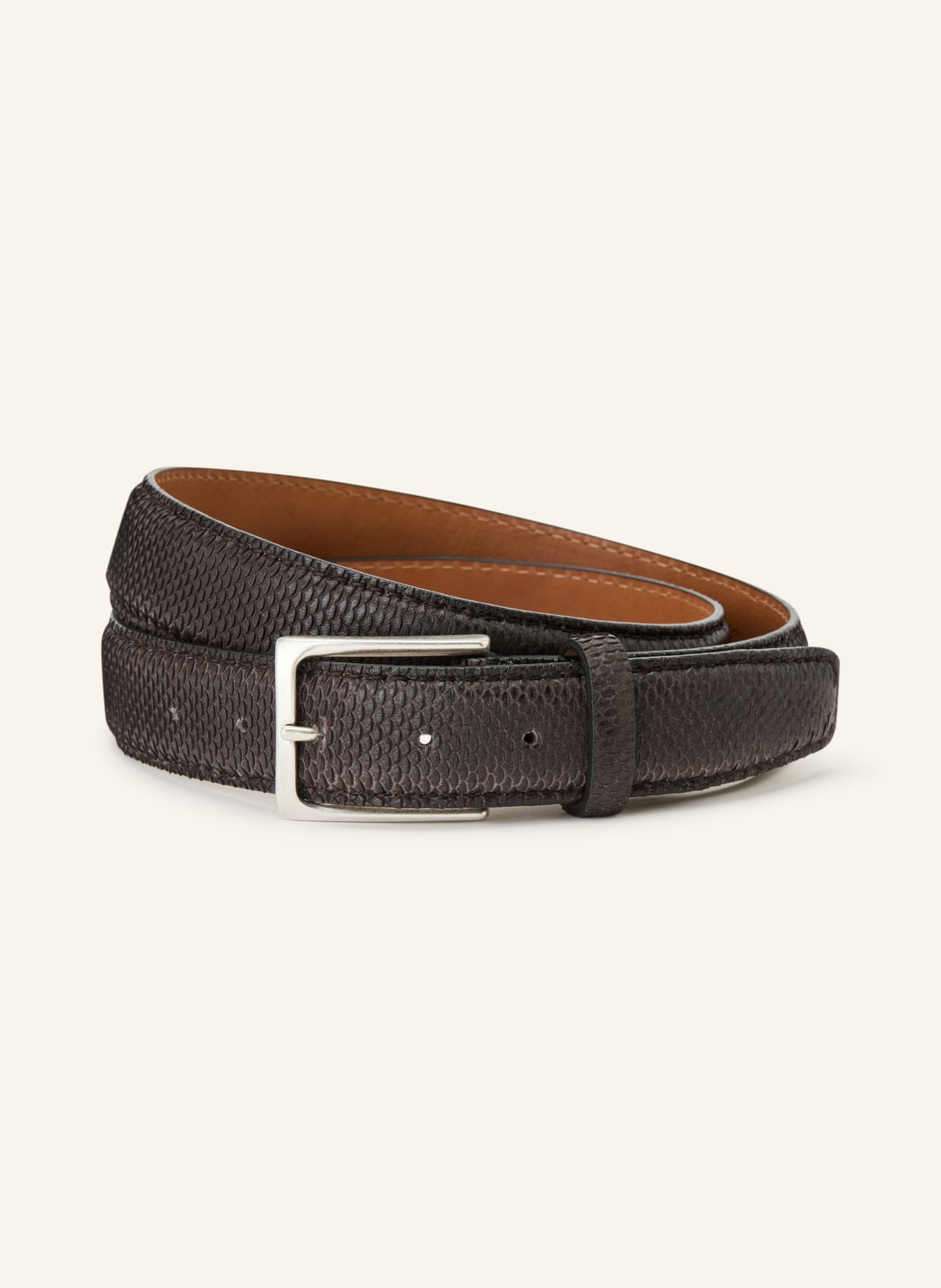 Reptile's House Belt BLIND: DARK BROWN