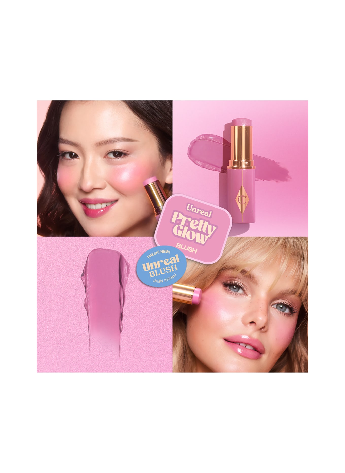 Charlotte Tilbury UNREAL HEALTHY GLOW BLUSH STICK: PRETTY GLOW