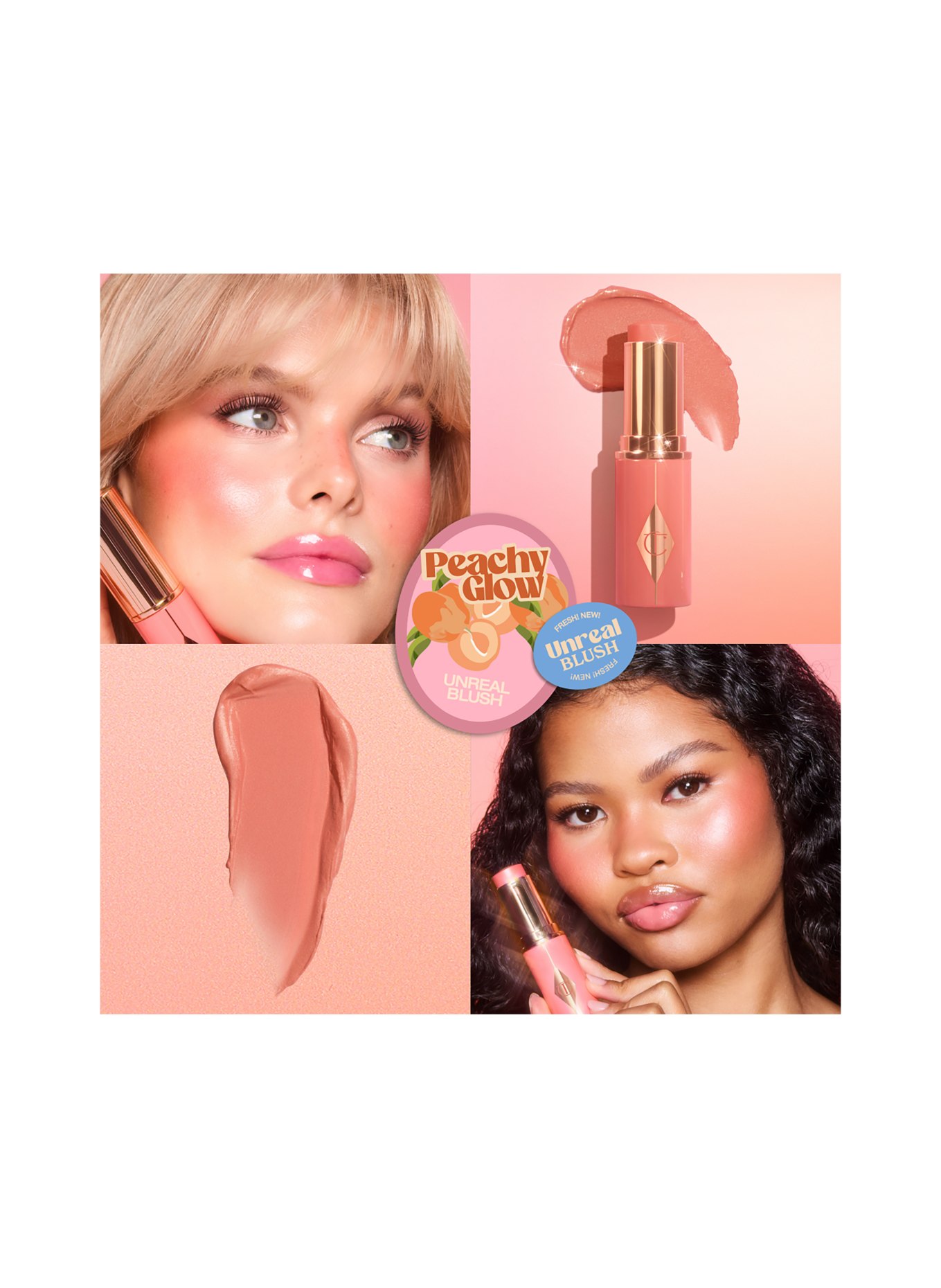 Charlotte Tilbury UNREAL HEALTHY GLOW BLUSH STICK: PEACHY GLOW