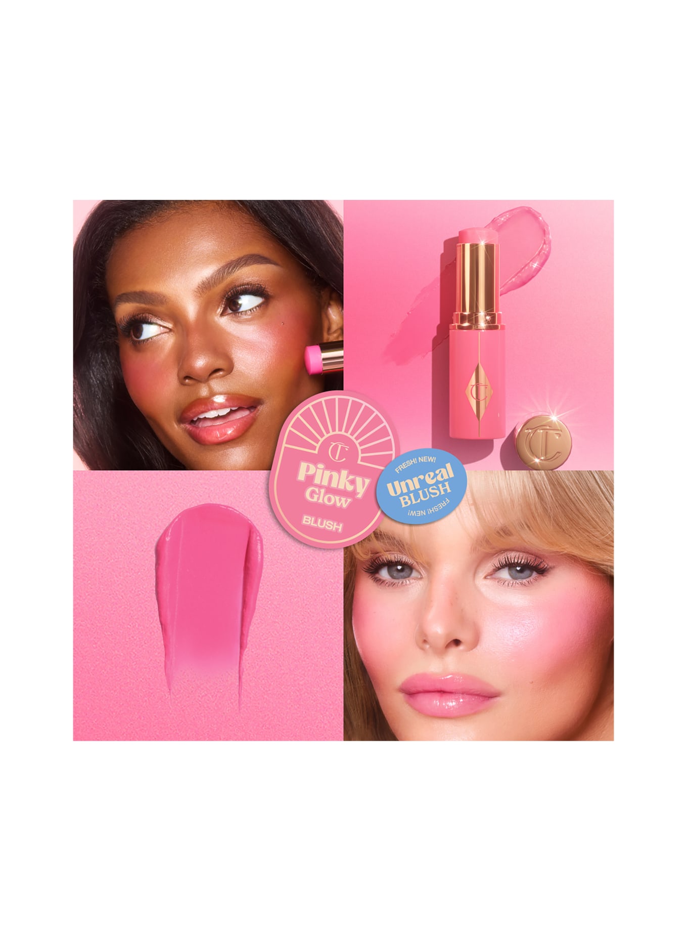 Charlotte Tilbury UNREAL HEALTHY GLOW BLUSH STICK: PINKY GLOW