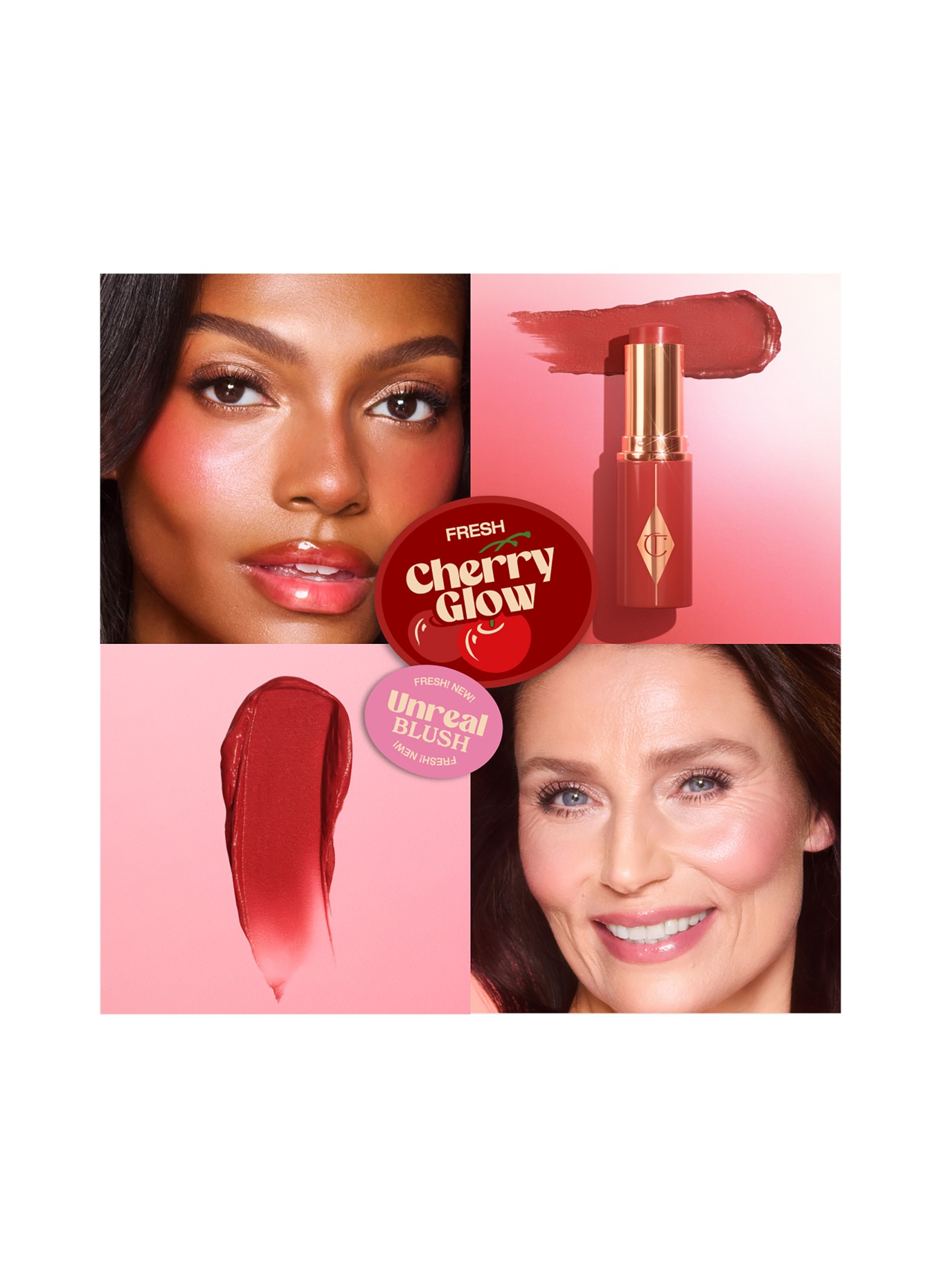 Charlotte Tilbury UNREAL HEALTHY GLOW BLUSH STICK: CHERRY GLOW