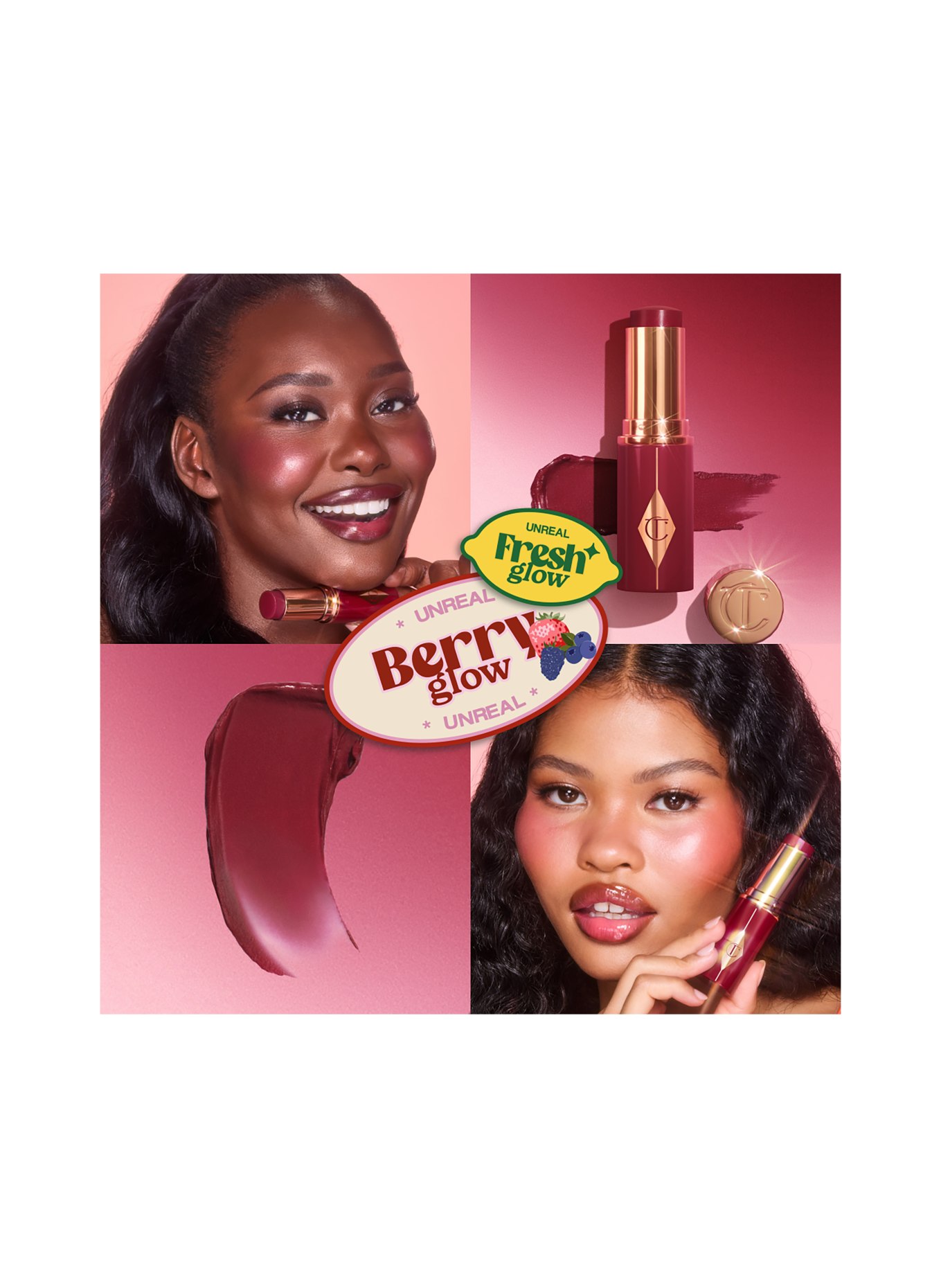 Charlotte Tilbury UNREAL HEALTHY GLOW BLUSH STICK: BERRY GLOW