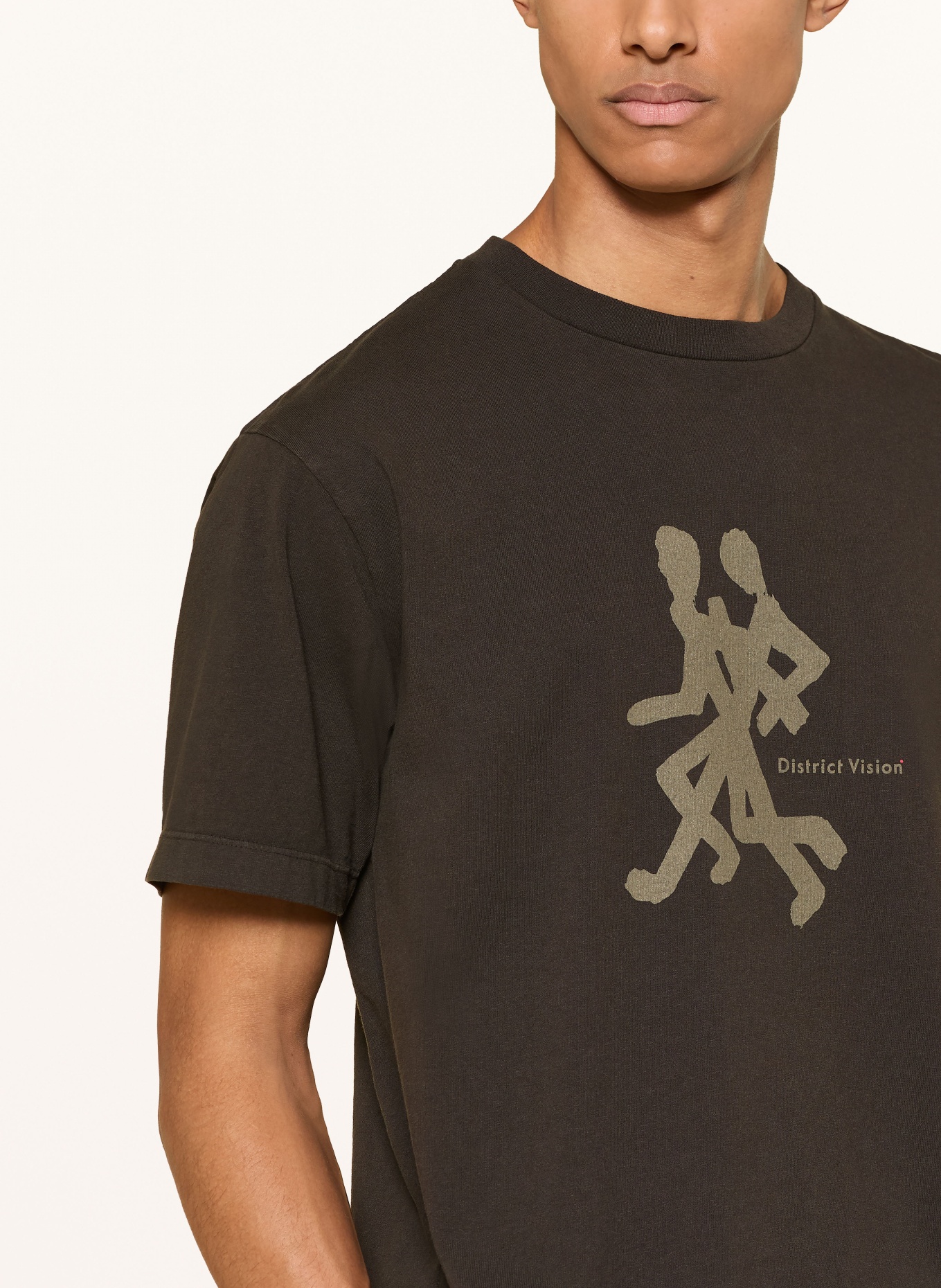 District Vision T-Shirt CALIFORNIA: DUNKELGRAU