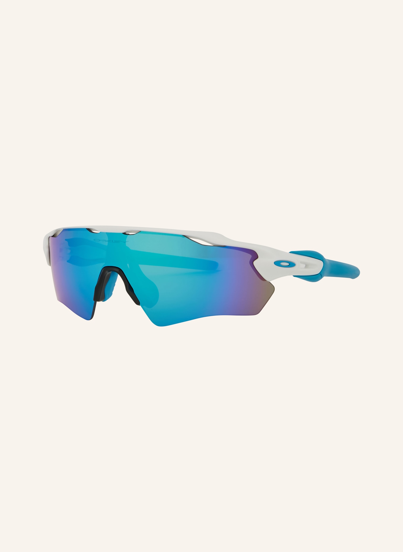OAKLEY Lunettes de cyclisme RADAR EV S PATH: 951001 BLANC POLI / PRIZM SAPPHIRE MIROIR