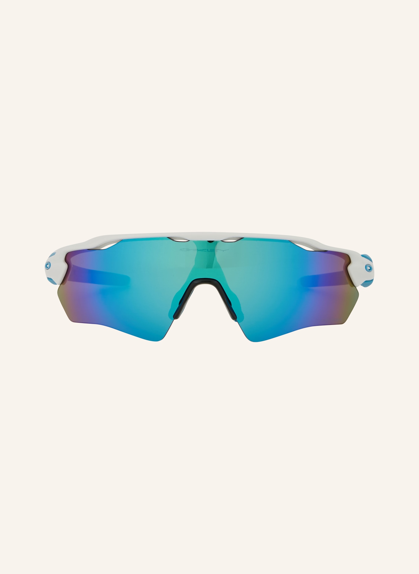 OAKLEY Lunettes de cyclisme RADAR EV S PATH: 951001 BLANC POLI / PRIZM SAPPHIRE MIROIR