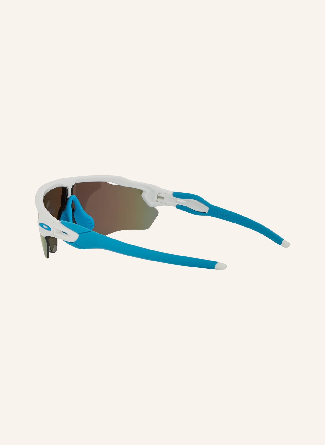 OAKLEY Lunettes de cyclisme RADAR EV S PATH: 951001 BLANC POLI / PRIZM SAPPHIRE MIROIR