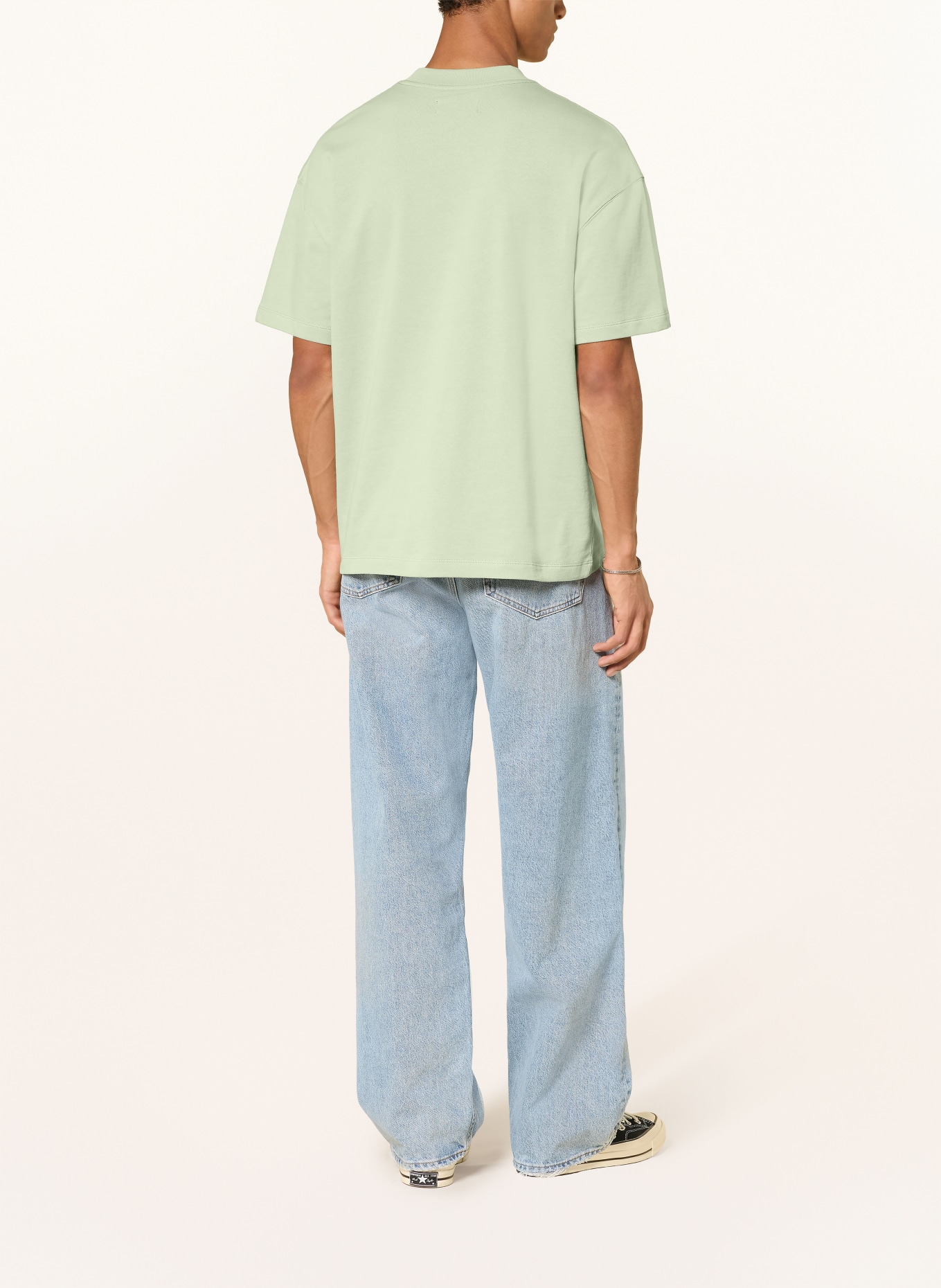 ALLSAINTS Tričko HAVEN: SVĚTLE ZELENÁ