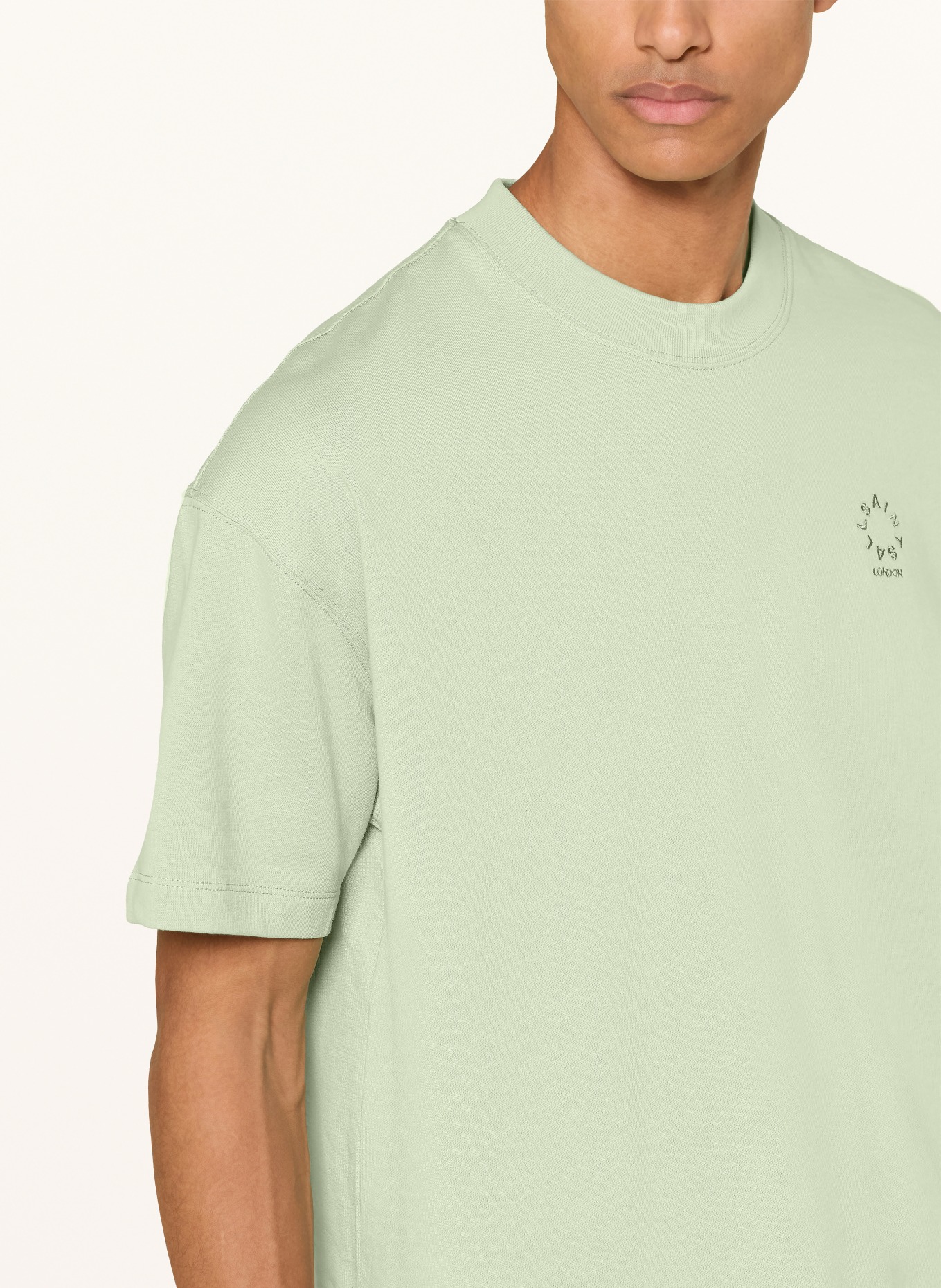 ALLSAINTS Tričko HAVEN: SVĚTLE ZELENÁ