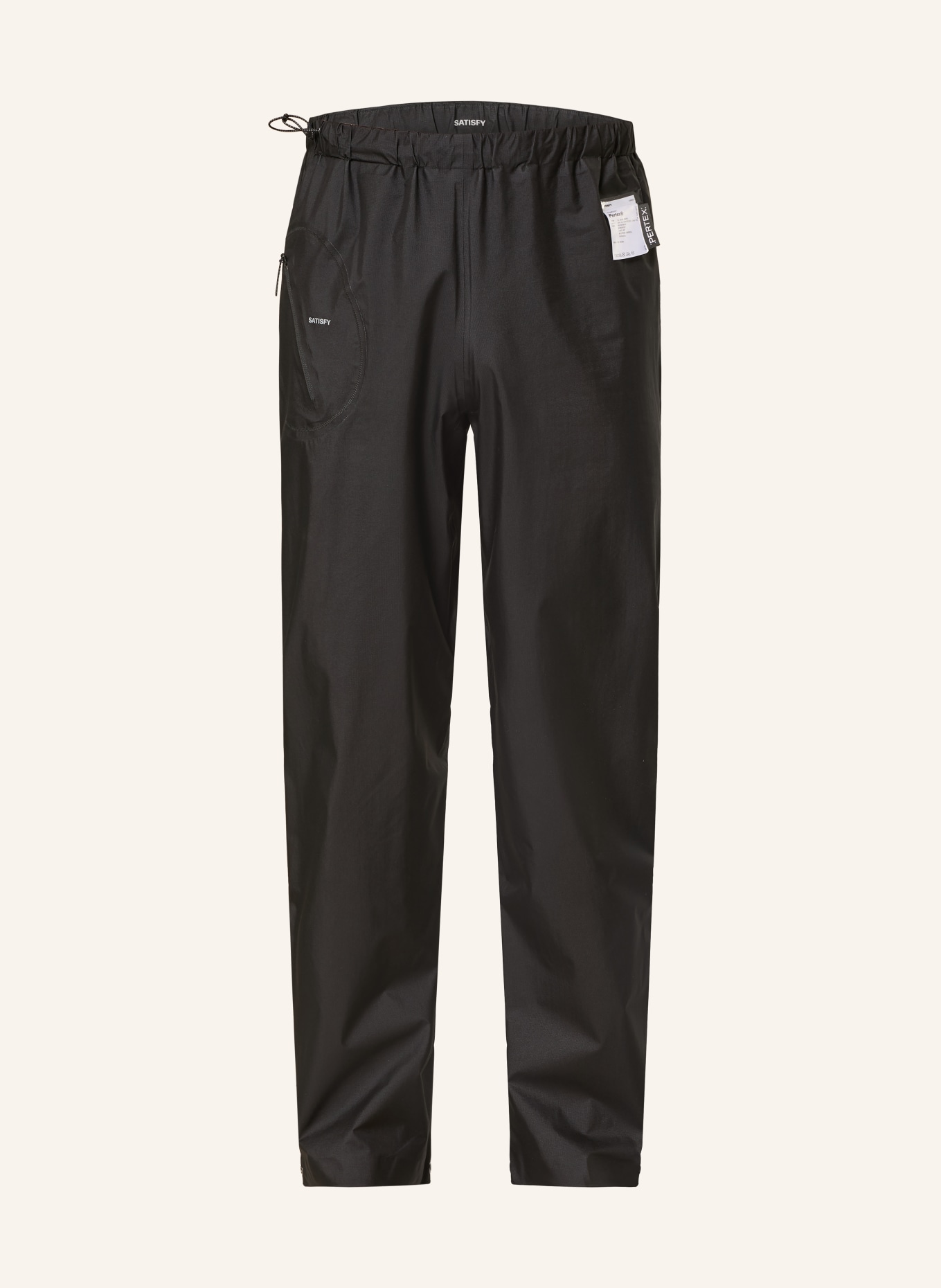 SATISFY Trekking-Hose PERTEX® 3L: SCHWARZ