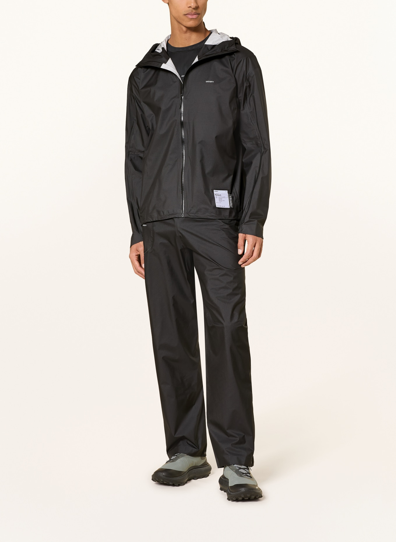 SATISFY Trekking-Hose PERTEX® 3L: SCHWARZ