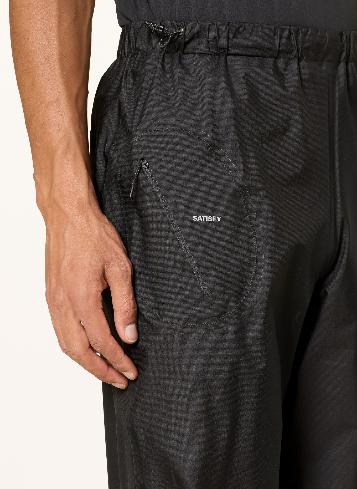 SATISFY Trekking-Hose PERTEX® 3L: SCHWARZ