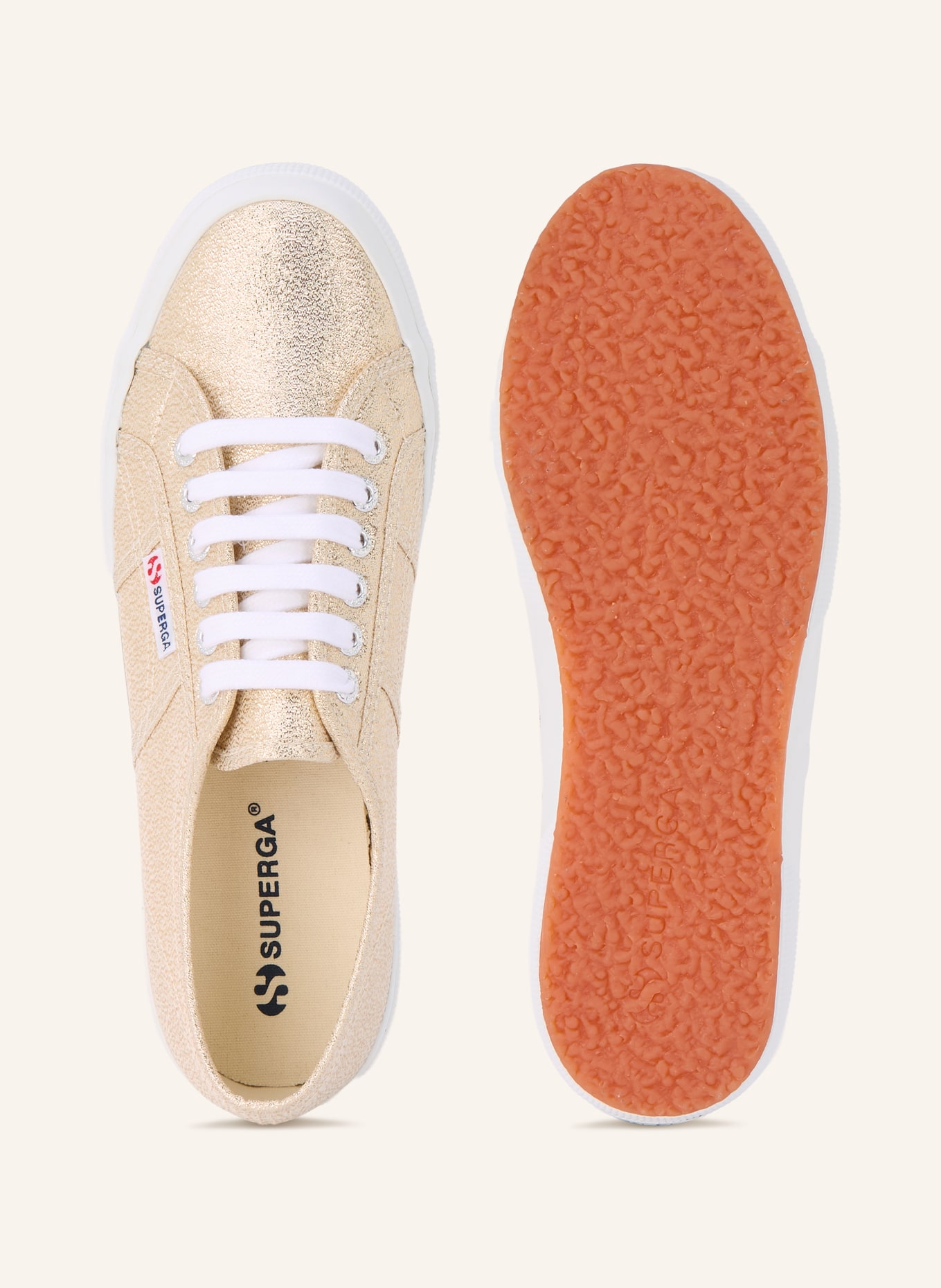 SUPERGA Sneaker 2750-LAMEW: GOLD