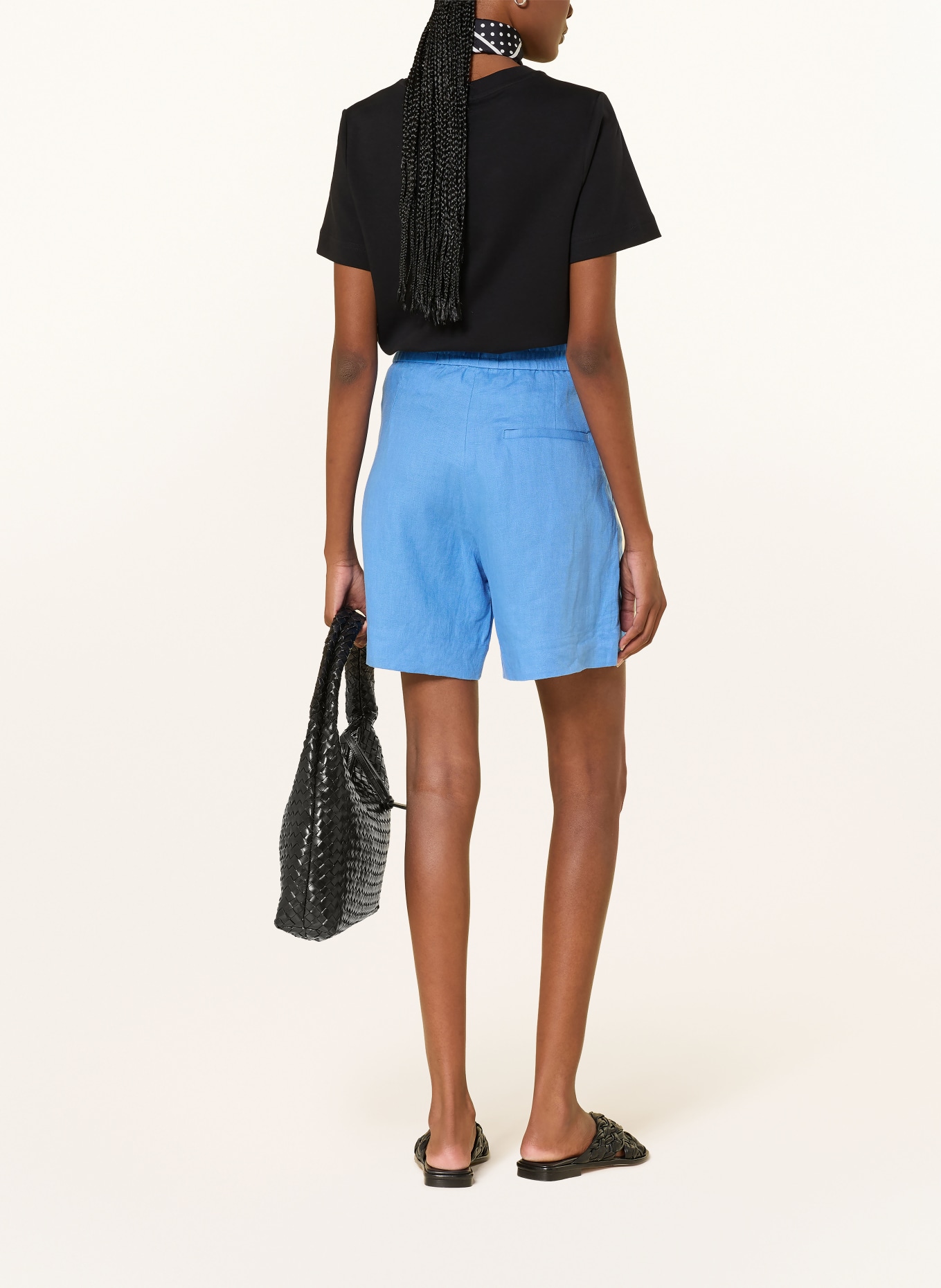 COS Leinenshorts: BLAU