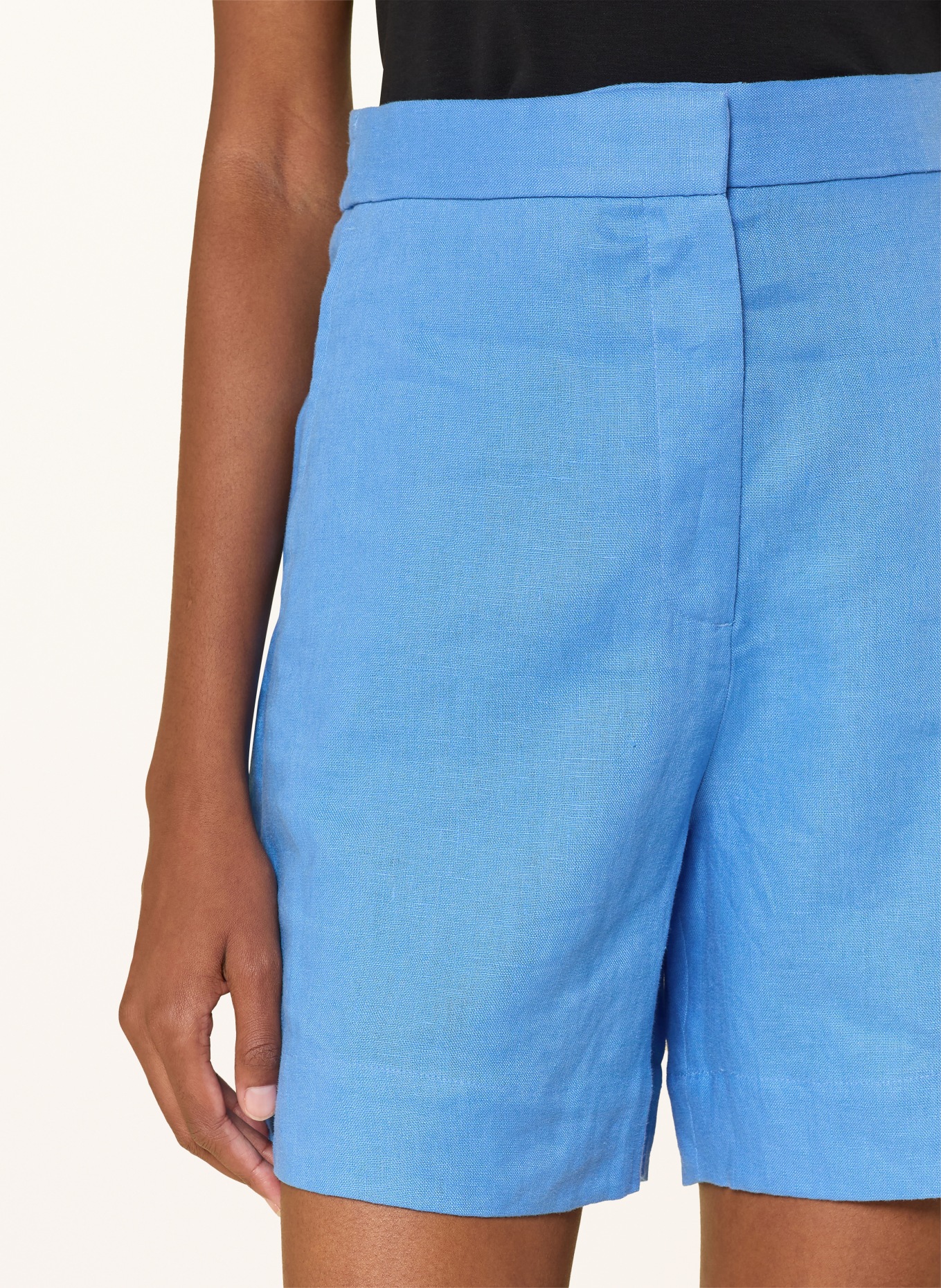 COS Leinenshorts: BLAU