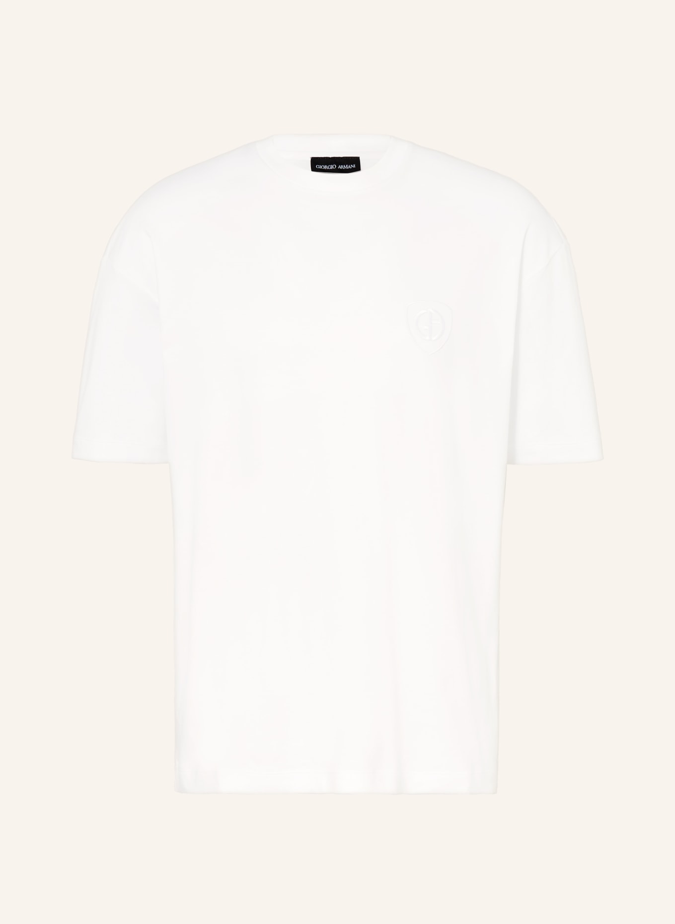 GIORGIO ARMANI tričko: BÍLÁ