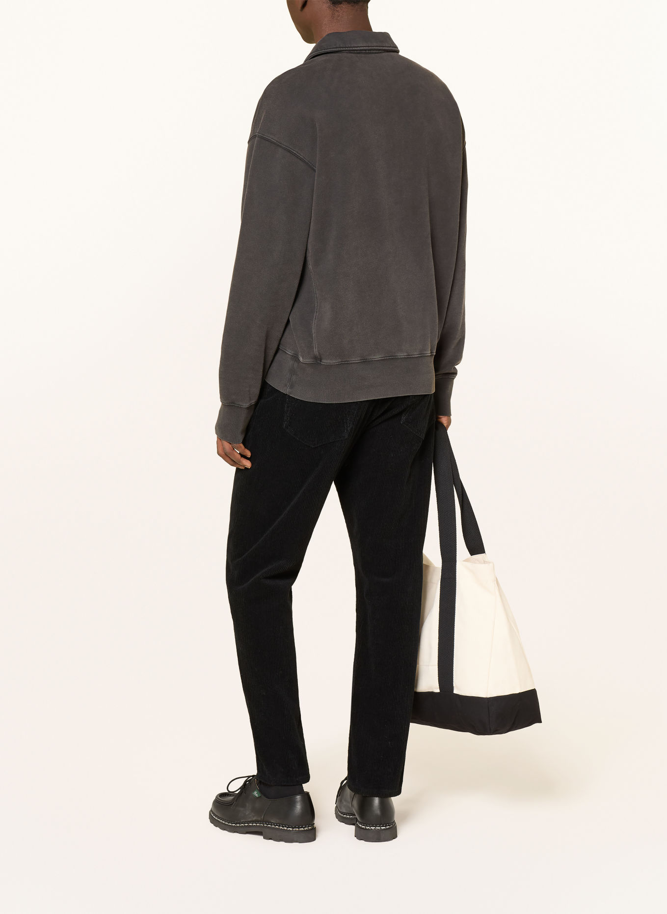ARMEDANGELS Sweat Troyer ICONIC Å TEMAAL: DARK GRAY