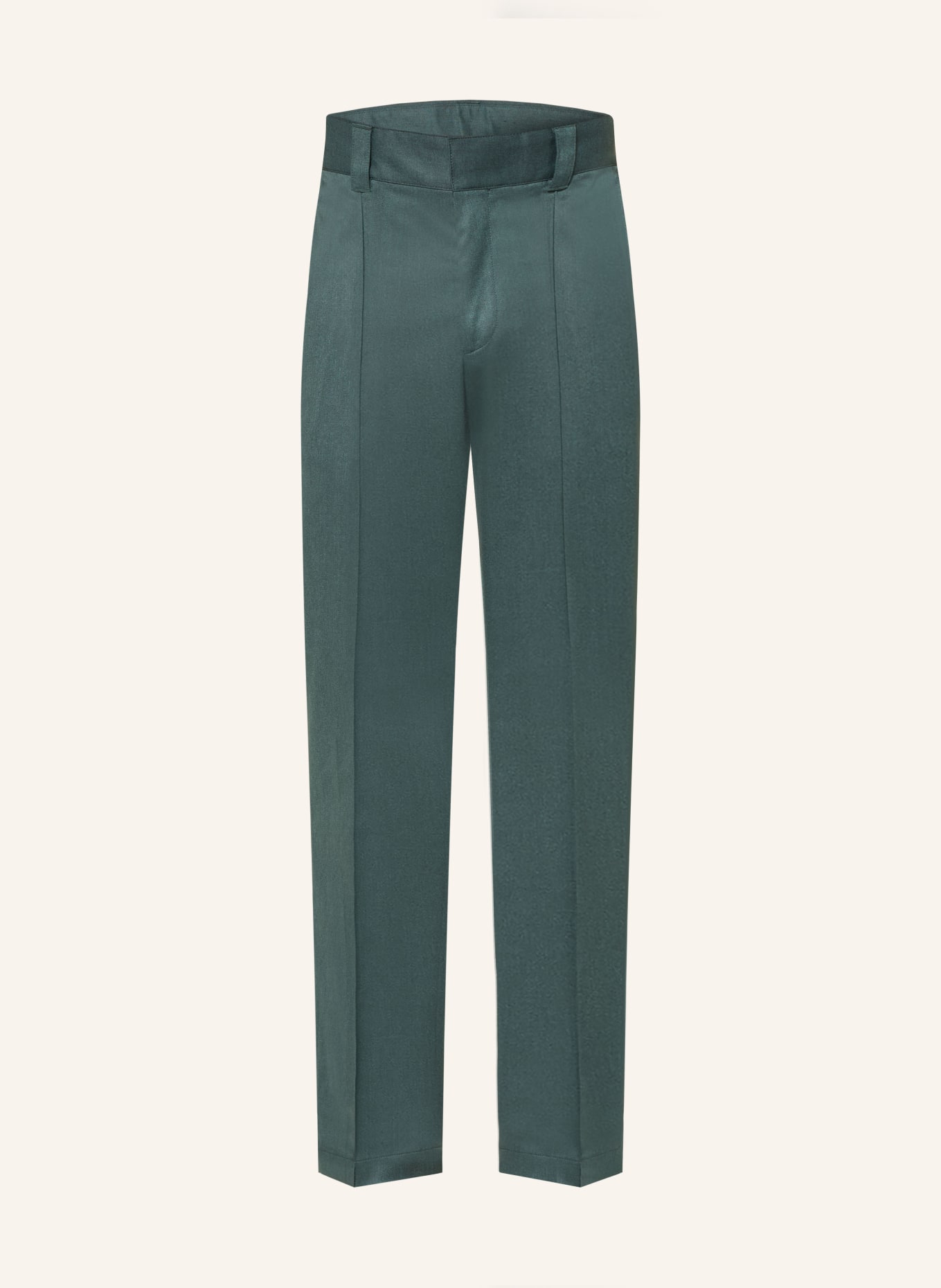 Calvin Klein Chino coupe droite: BLEU PÉTROLE