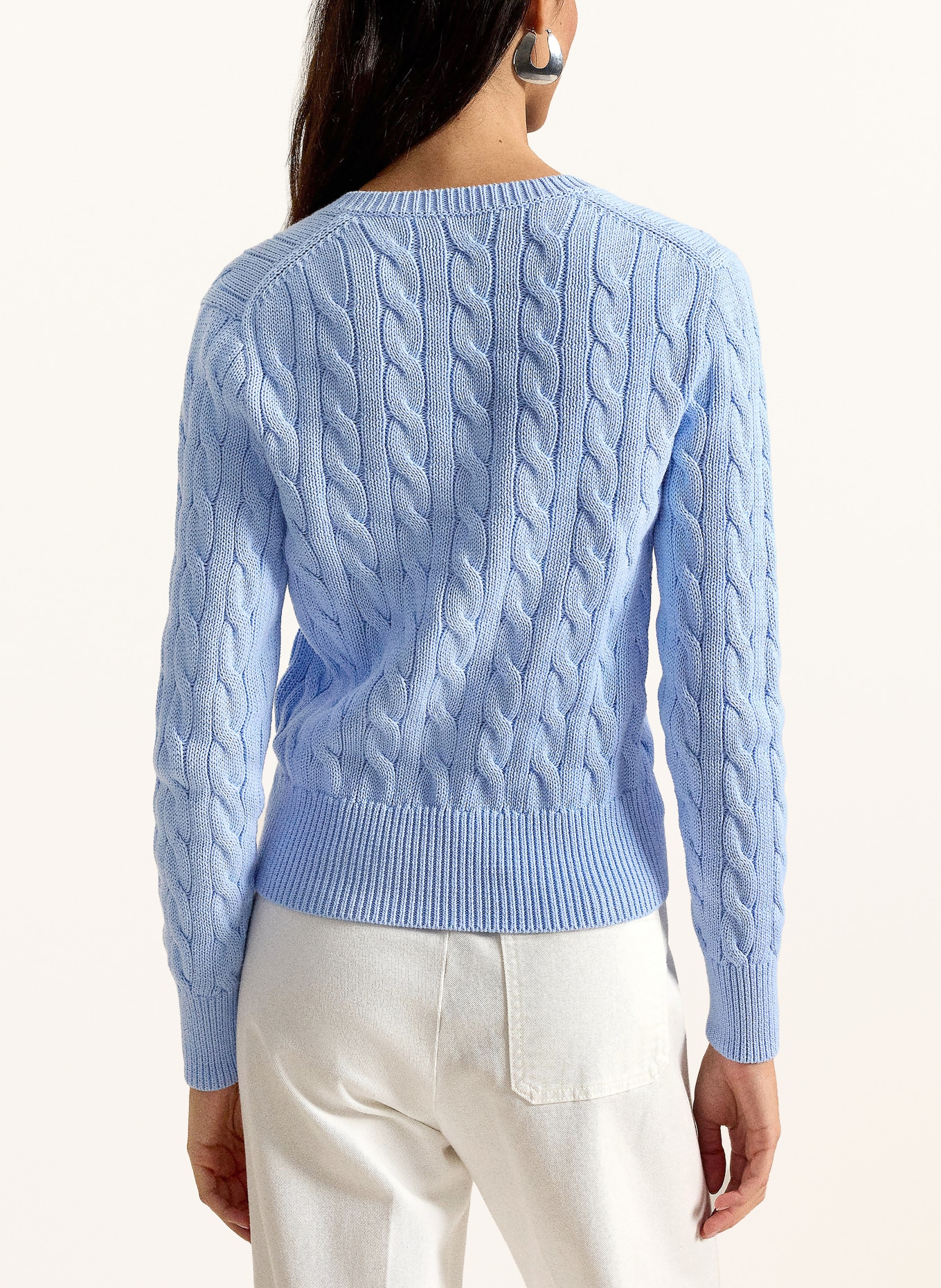 POLO RALPH LAUREN Strickjacke: HELLBLAU