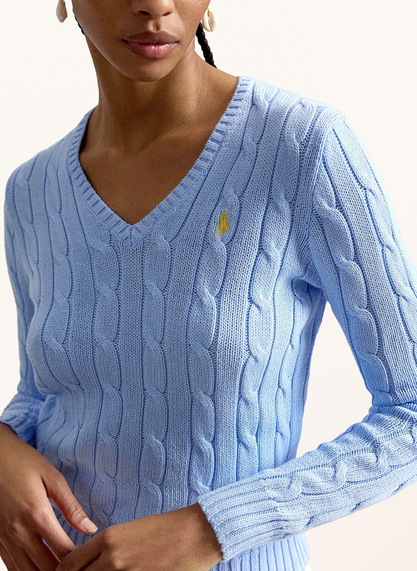 POLO RALPH LAUREN Pullover: HELLBLAU