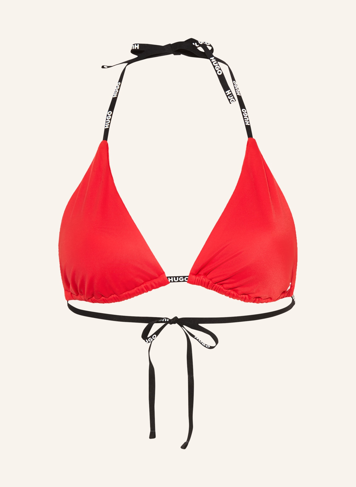 HUGO Triangle bikini top PURE: RED