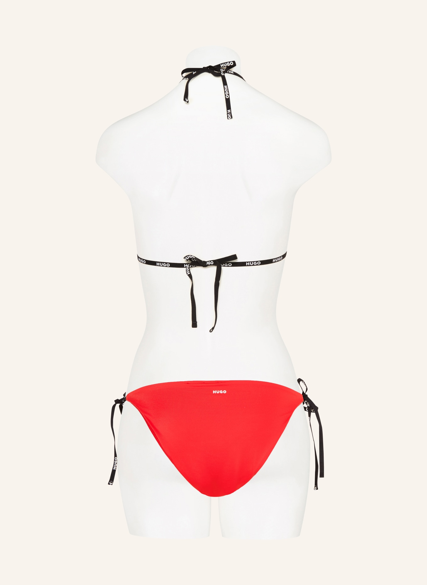 HUGO Triangle bikini top PURE: RED