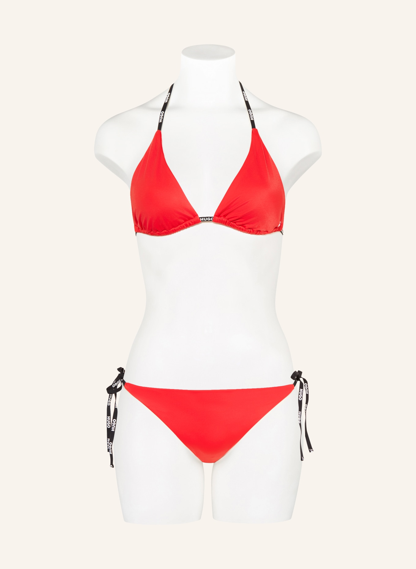 HUGO Triangle bikini bottoms PURE: RED