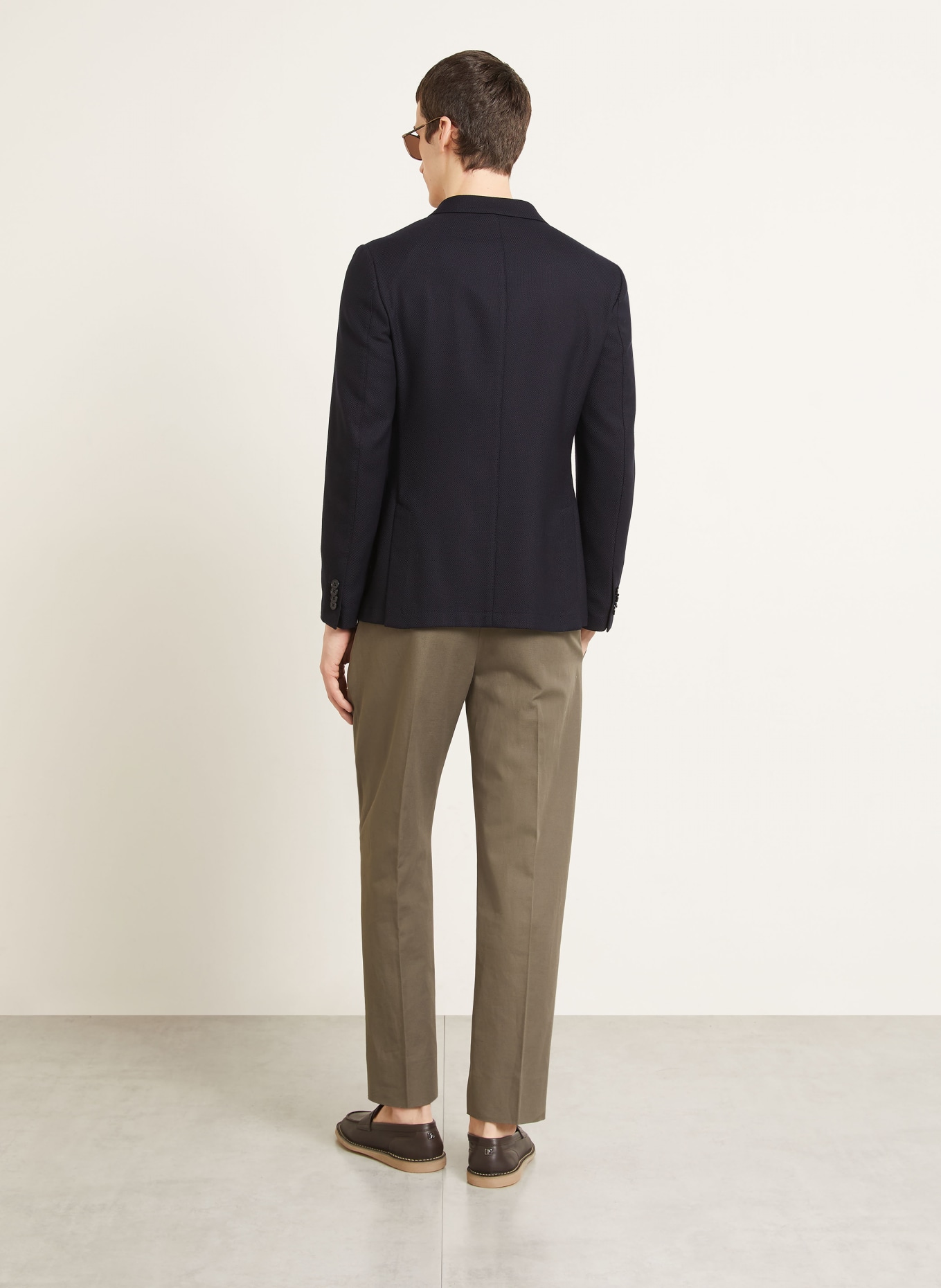 ZEGNA Marynarka o kroju Extra Slim Fit: GRANATOWY