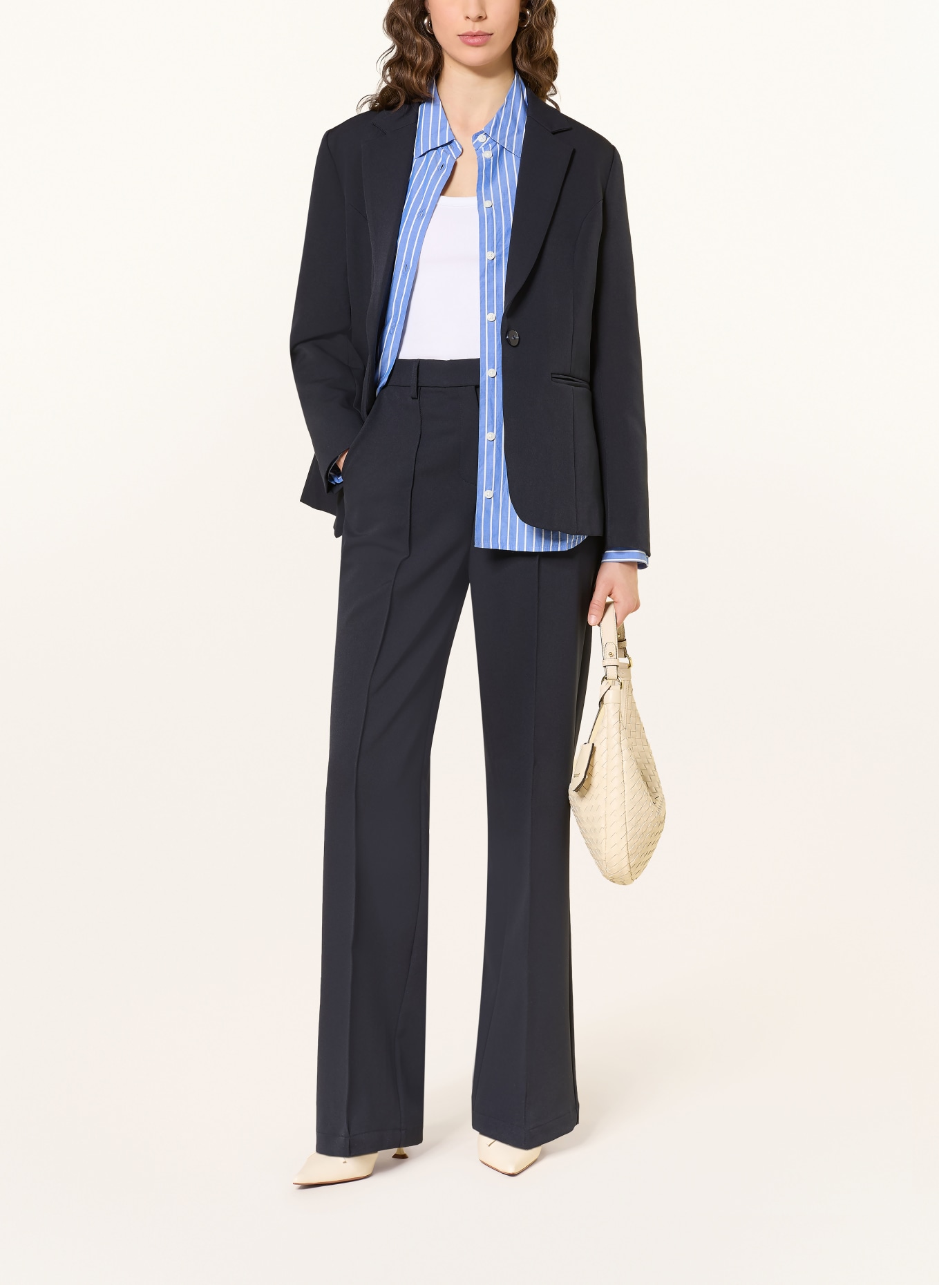 NEO NOIR Marlenehose SURY: DUNKELBLAU