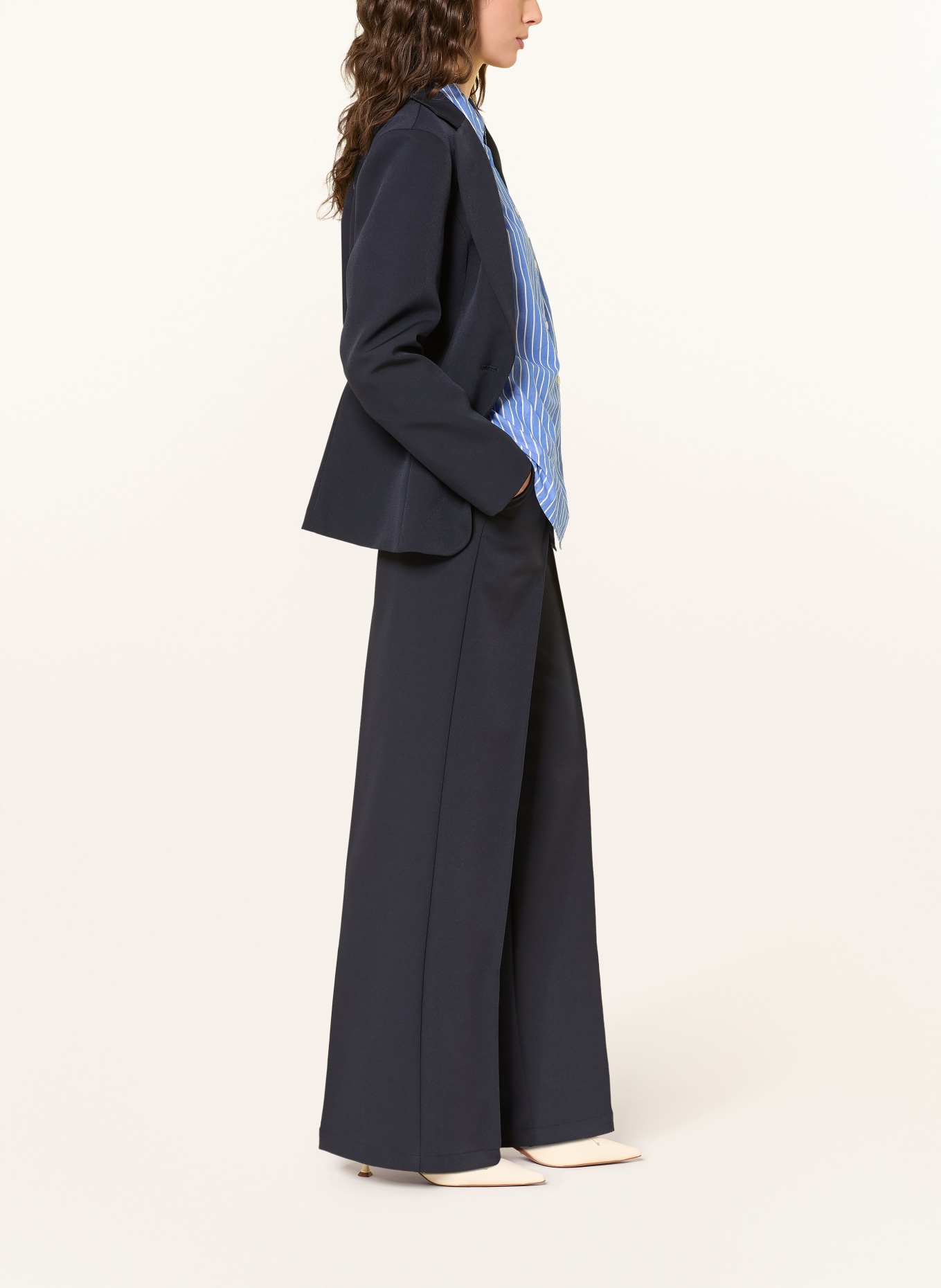 NEO NOIR Marlenehose SURY: DUNKELBLAU