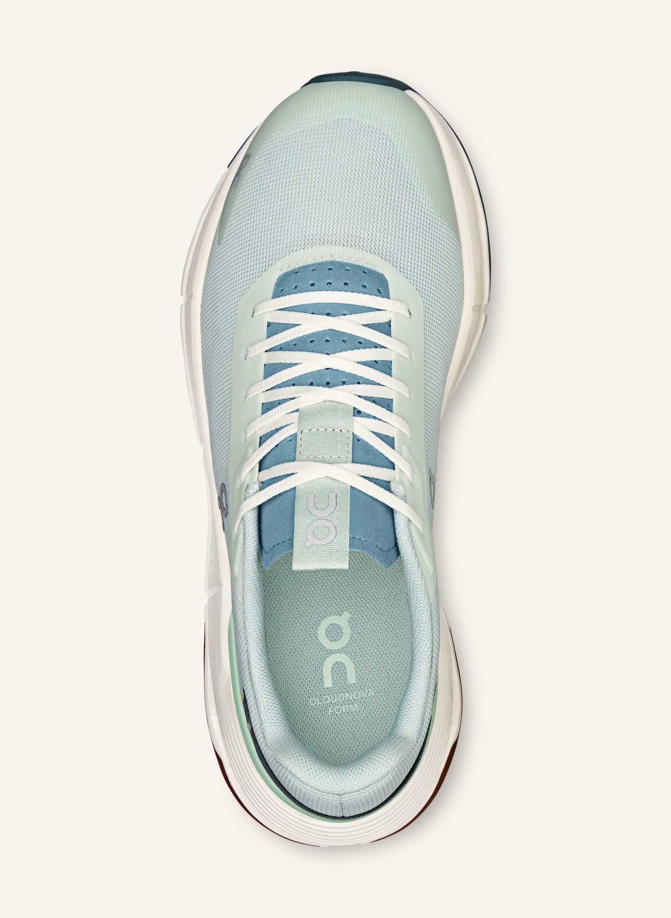 On Buty sportowe CLOUDNOVA FORM 2: SZARONIEBIESKI / KREMOWY / MIĘTOWY