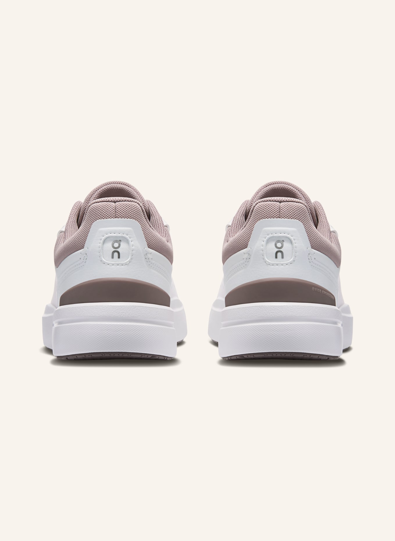 On Sneaker THE ROGER ADVANTAGE: WIT / VIEUX ROSE