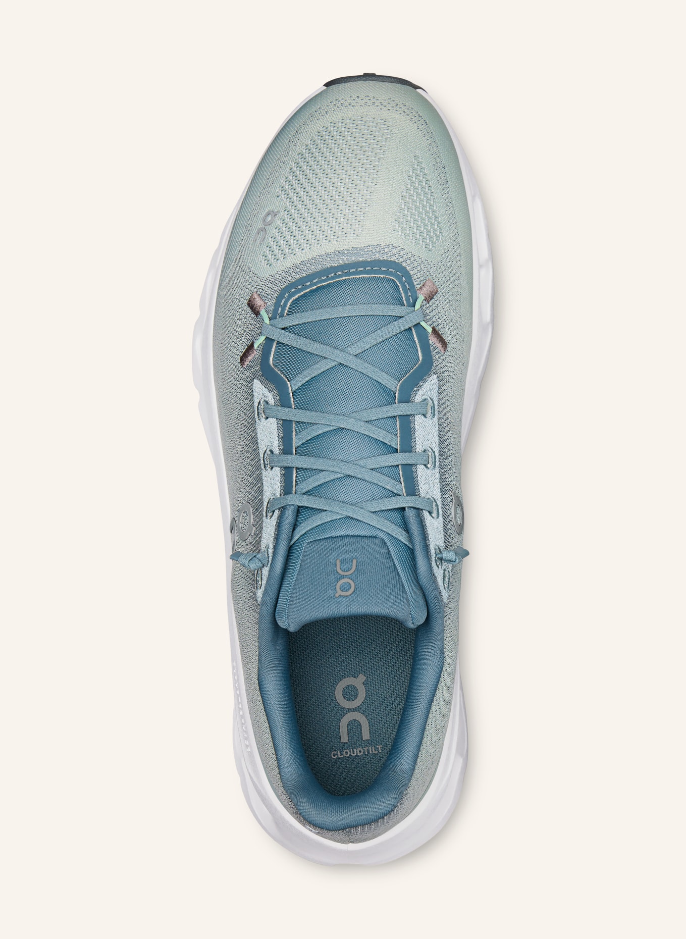 On CLOUDTILT Sneakers: LIGHT GREEN / TEAL