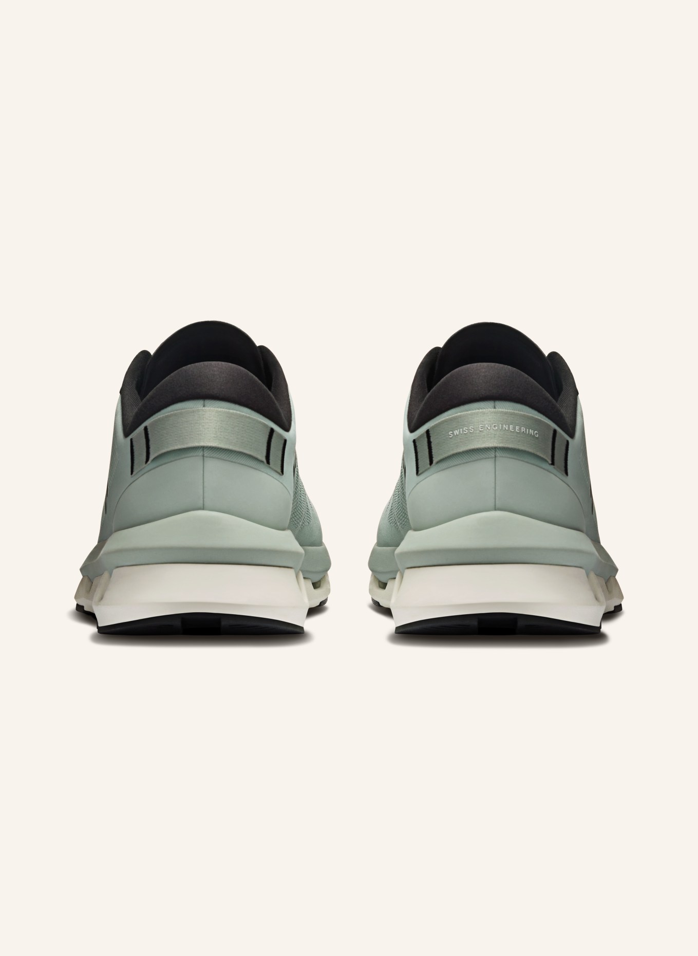 On CLOUDZONE sneaker: LIGHT GREEN / BLACK