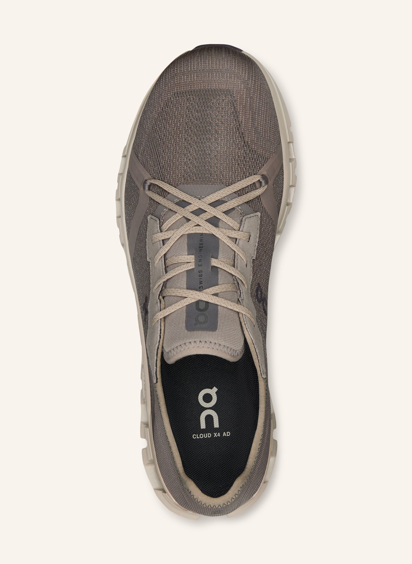 On CLOUD X 4 AD Sneakers: TAUPE / LIGHT BROWN